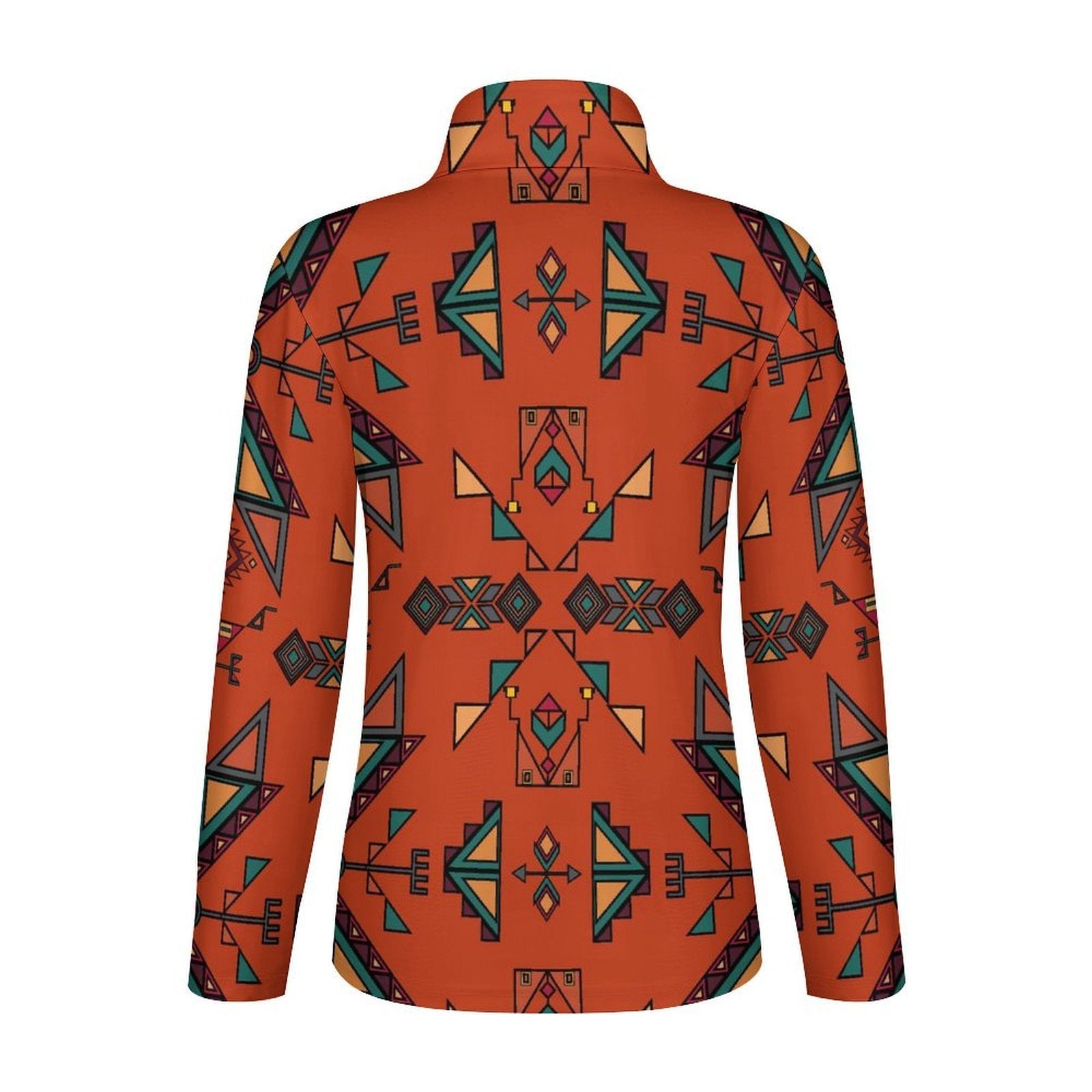 Arrow Dawn Orange Long Sleeve Yoga Shirt