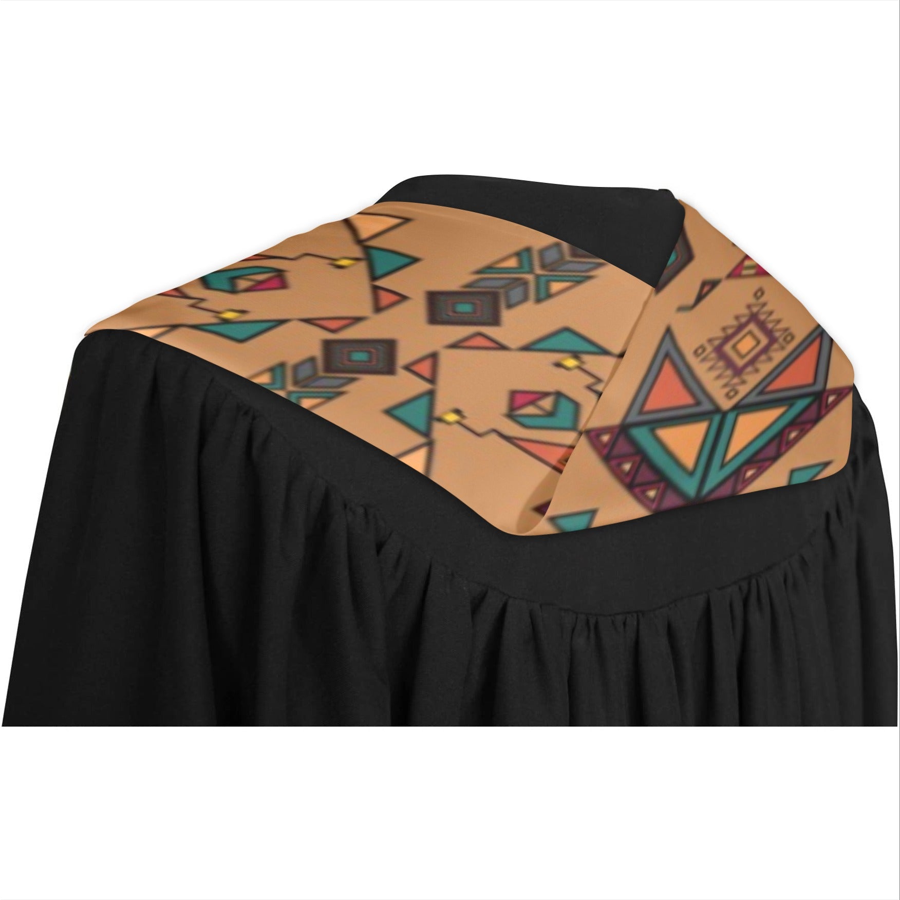 Arrow Dawn Brown Graduation Stole