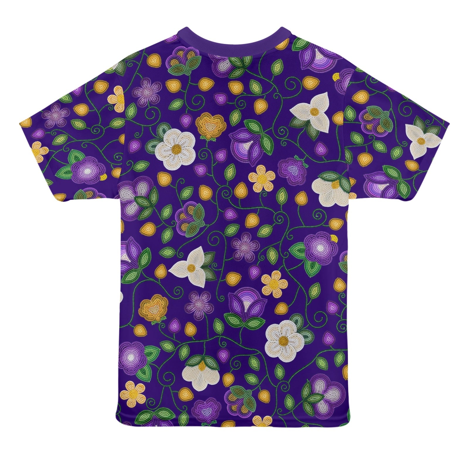 Midnight Moss Bloom Aubergine T-shirt for Women