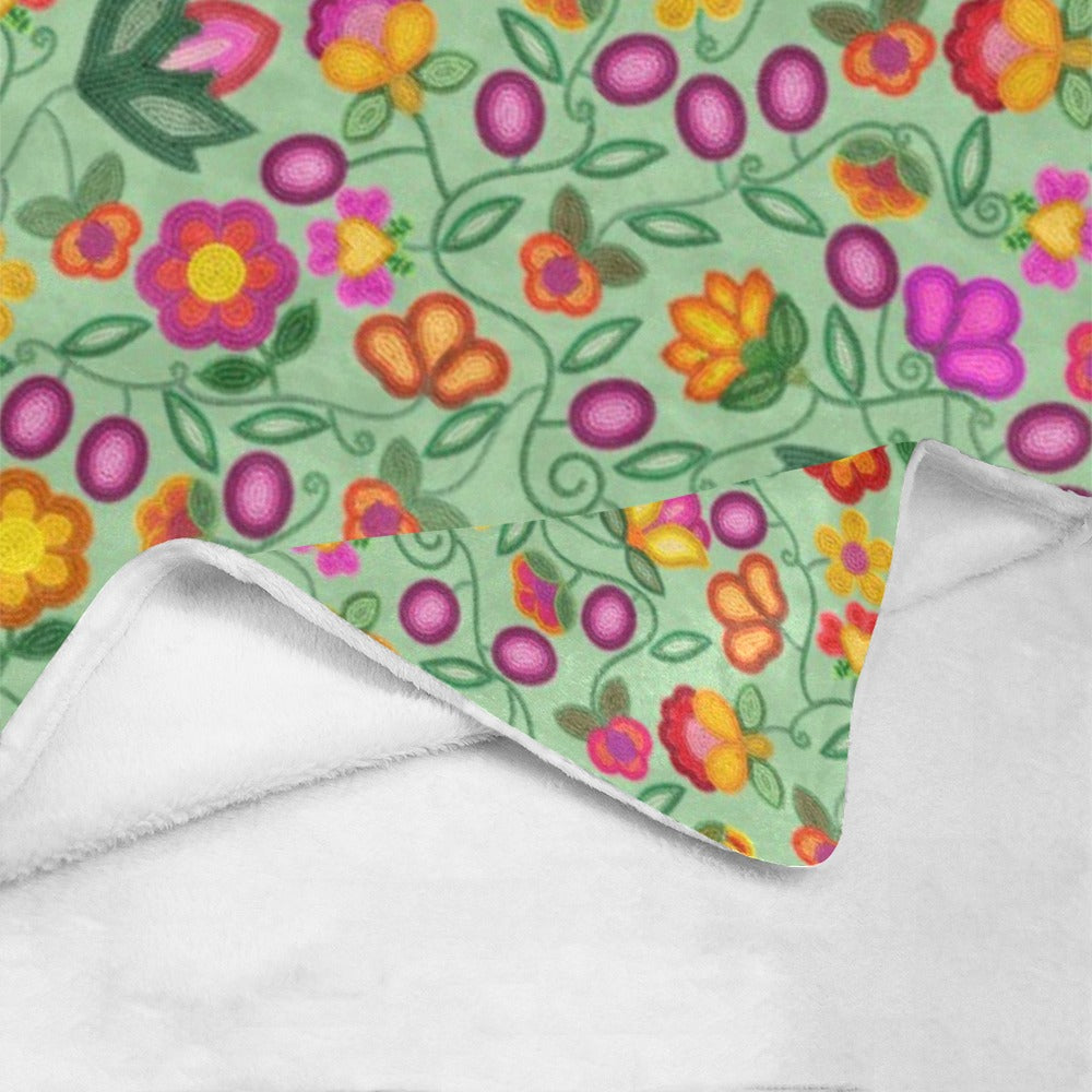 Boreal Bounty Green Ultra-Soft Micro Fleece Blanket 60"x80"