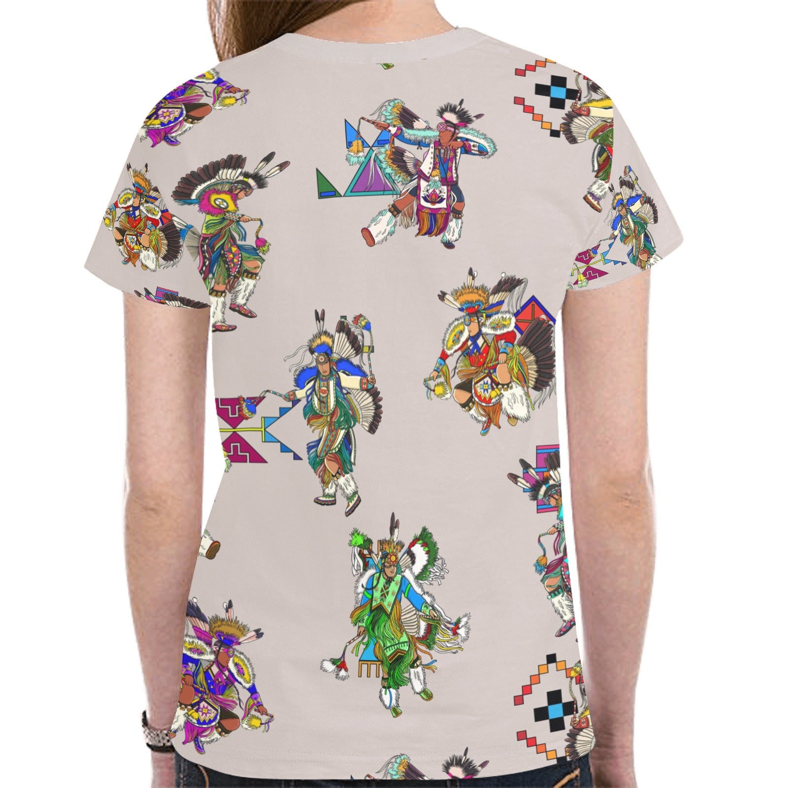 Men's Fancy Dancers Muslin T-shirt for Women