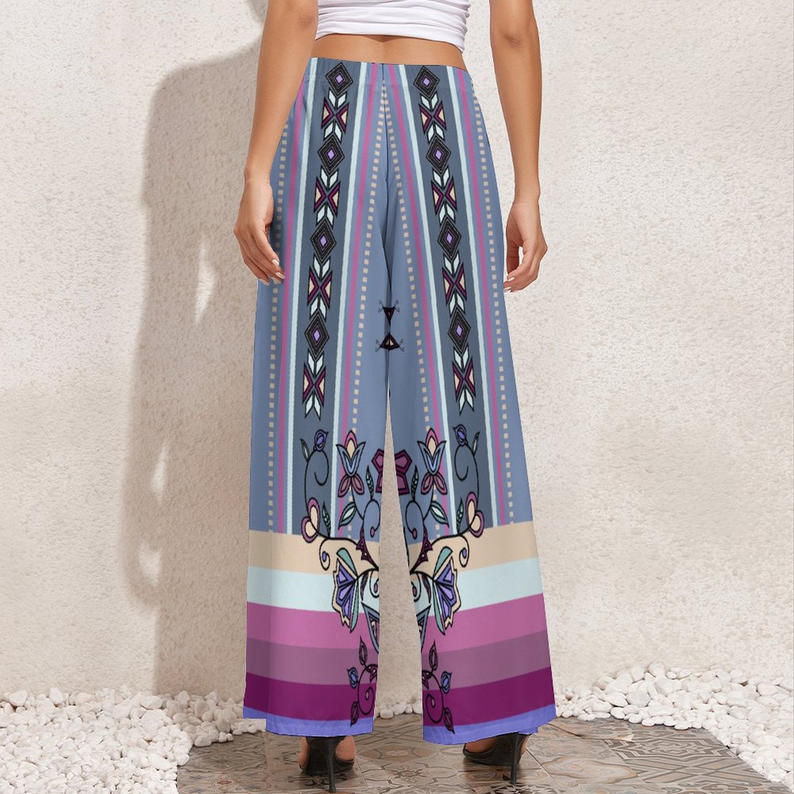 Moonlit Frost Ribbon Pant