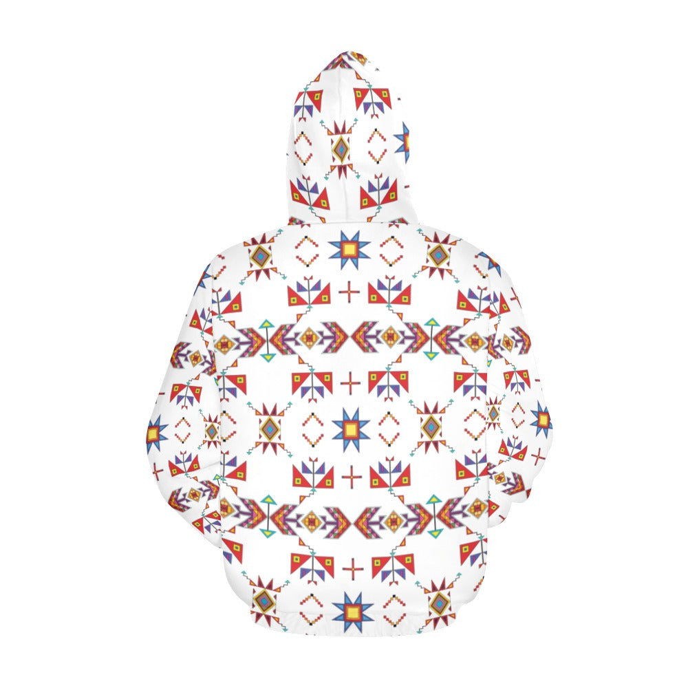 Scattered Generations White Hoodie for Women (USA Size)