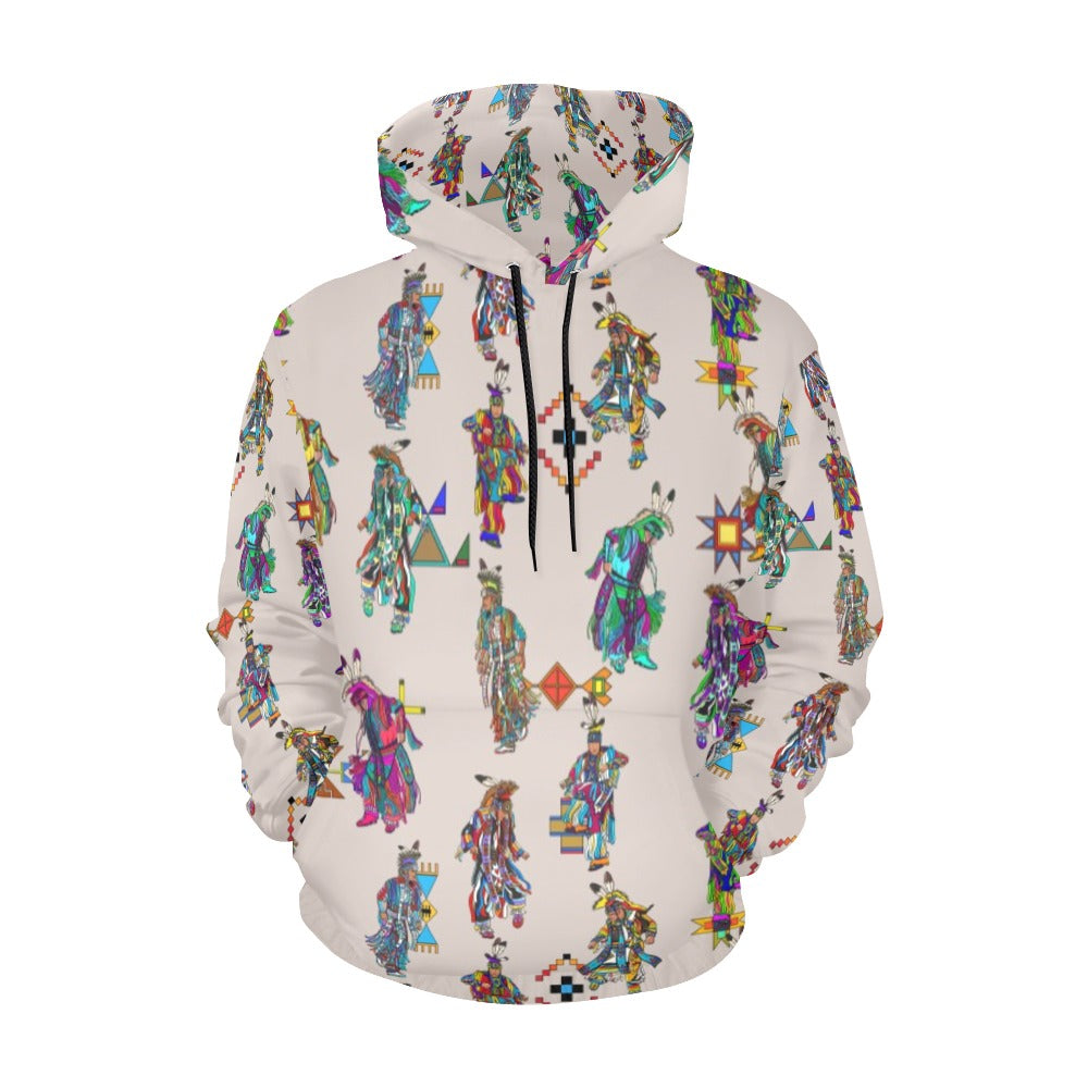 Men's Grass Dancers Muslin Hoodie for Men (USA Size)