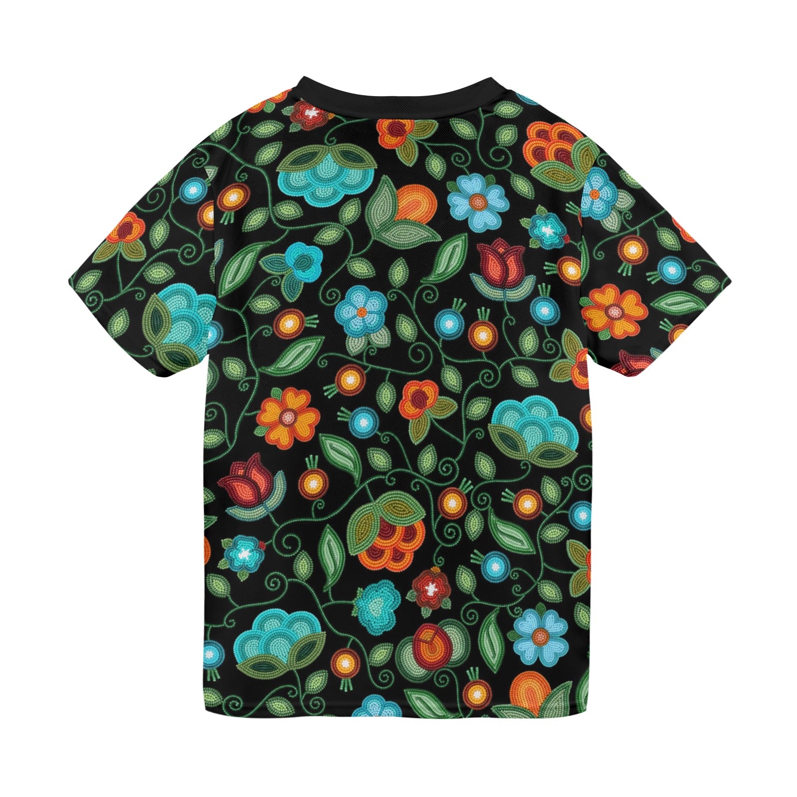 Prairie Fire Petals Black T-shirt for Men