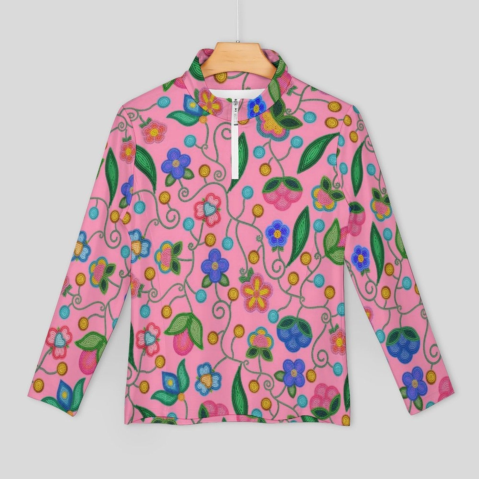 Skyberry Serenade Pink Long Sleeve Yoga Shirt