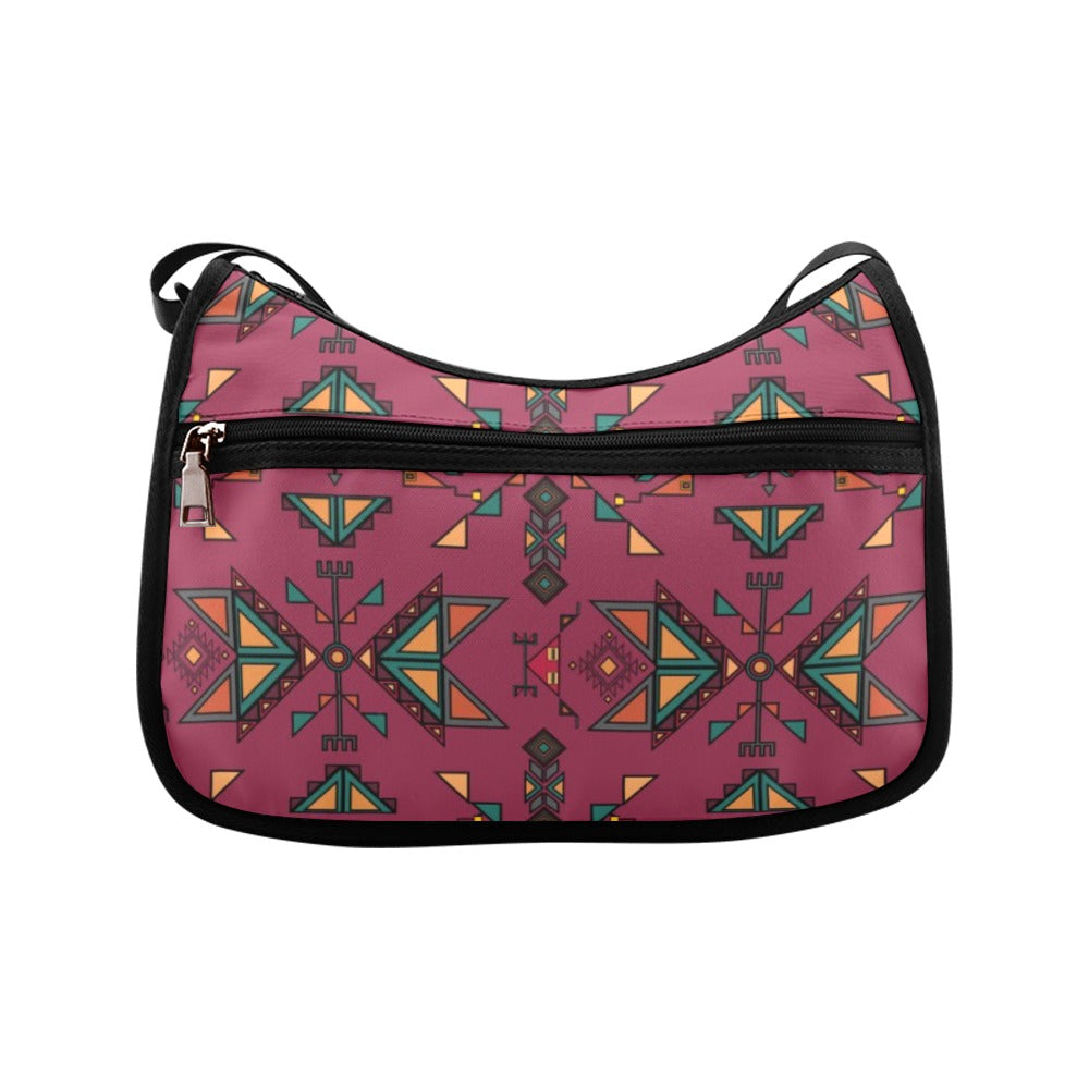 Arrow dawn Fabric Maroon Crossbody Bag