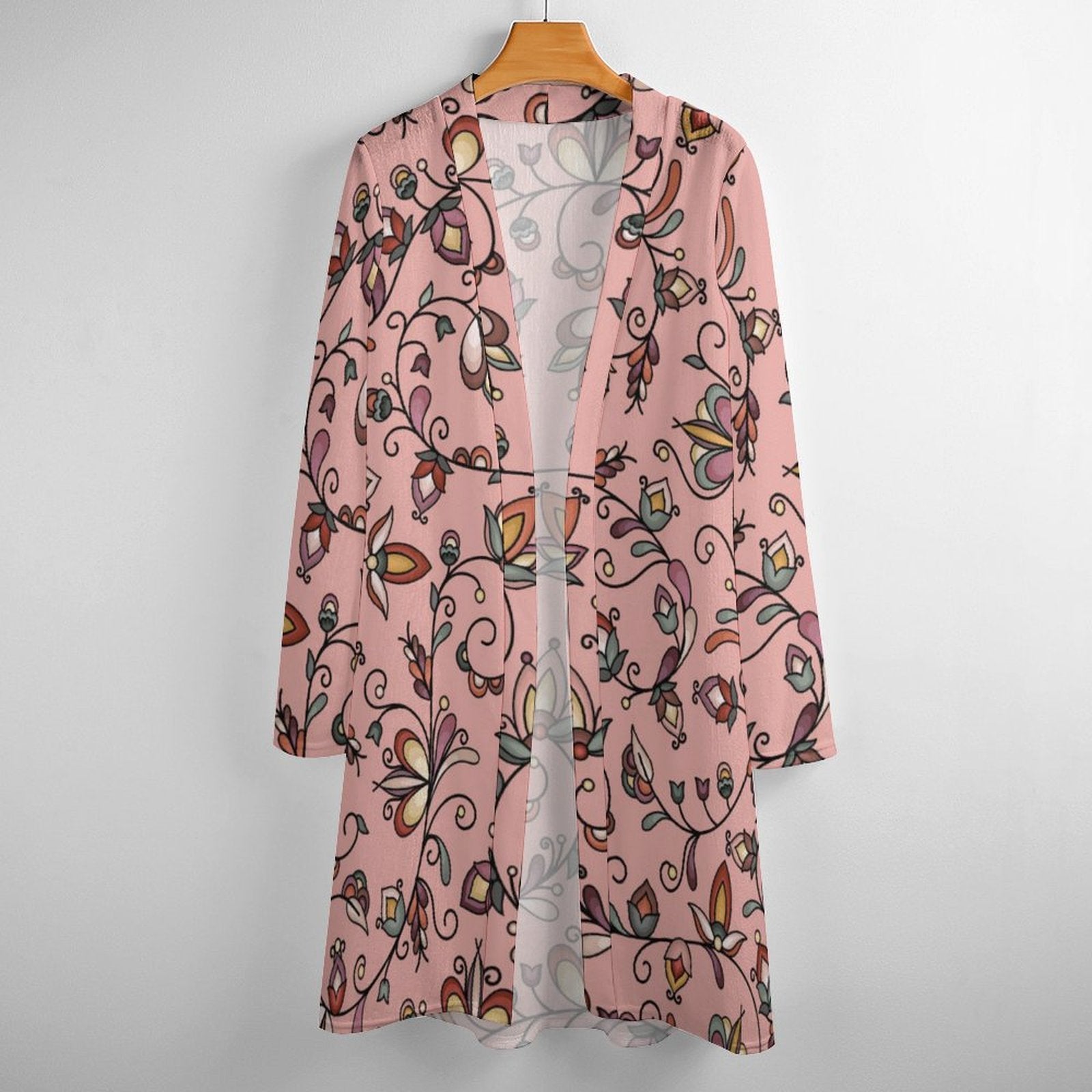 Burnt Sky Petals Peach Cardigan