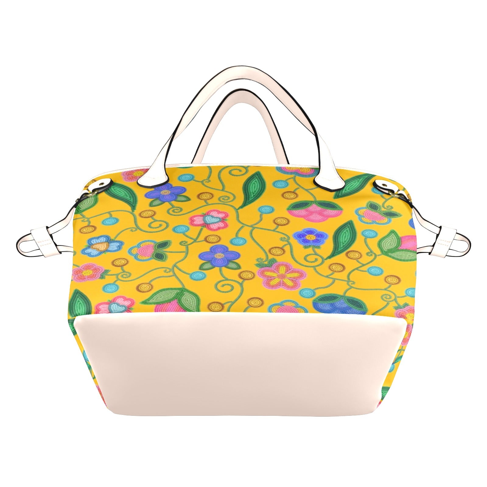 Skyberry Serenade Yellow Clover Canvas Tote Bag