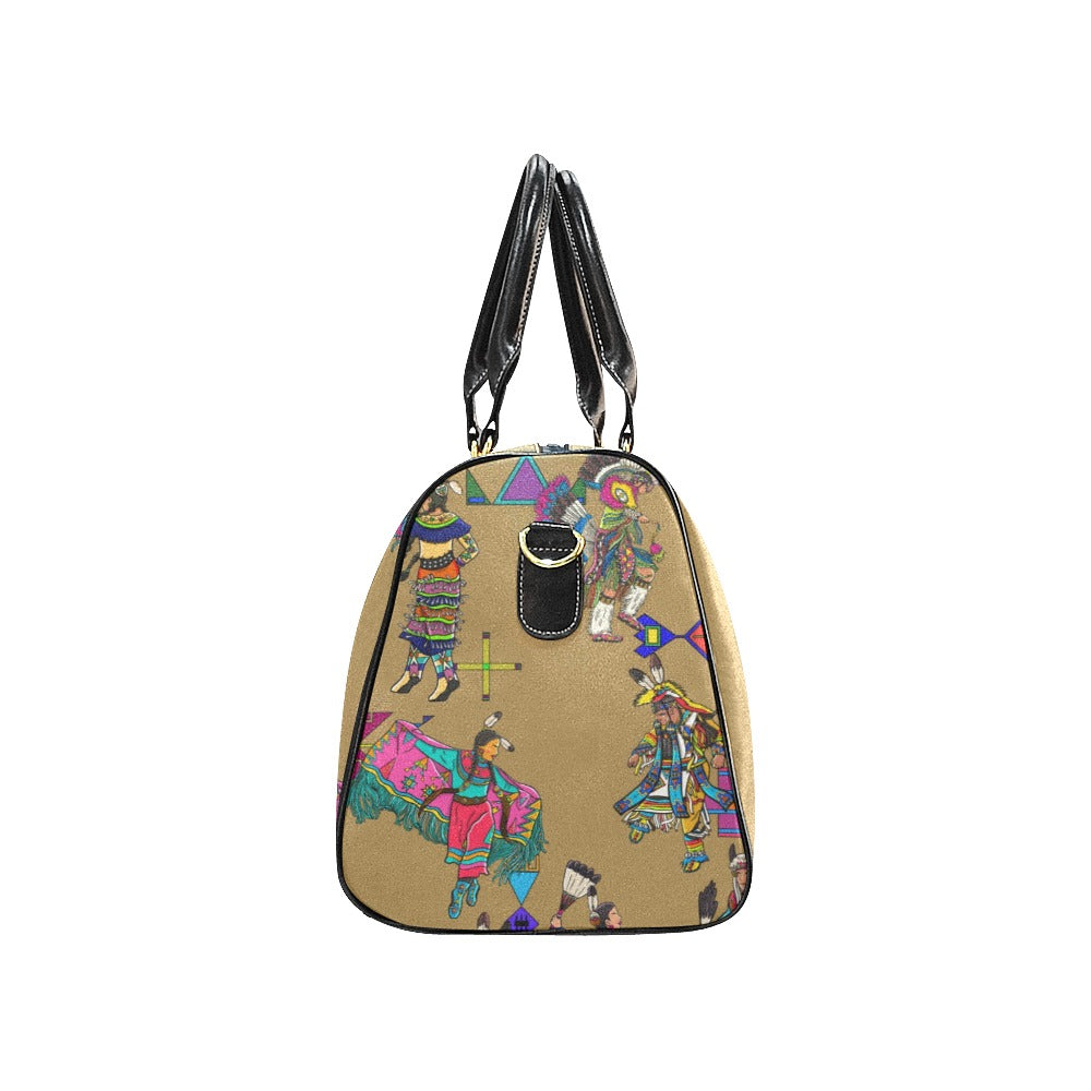 Grand Entry Dancers Earth Waterproof Travel Bag/Small