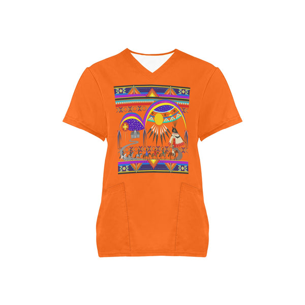 Seven Generations Medicine Scrub Top