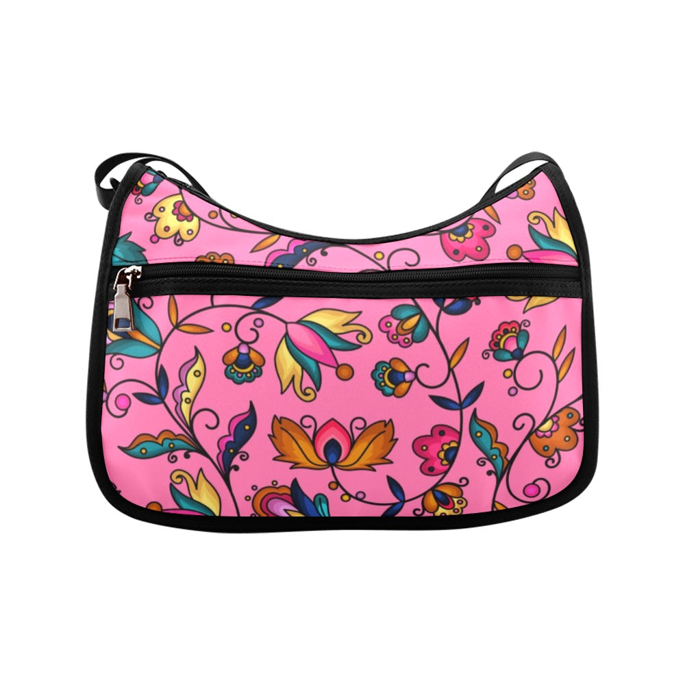 Copper Prairie Petals Pink Crossbody Bag
