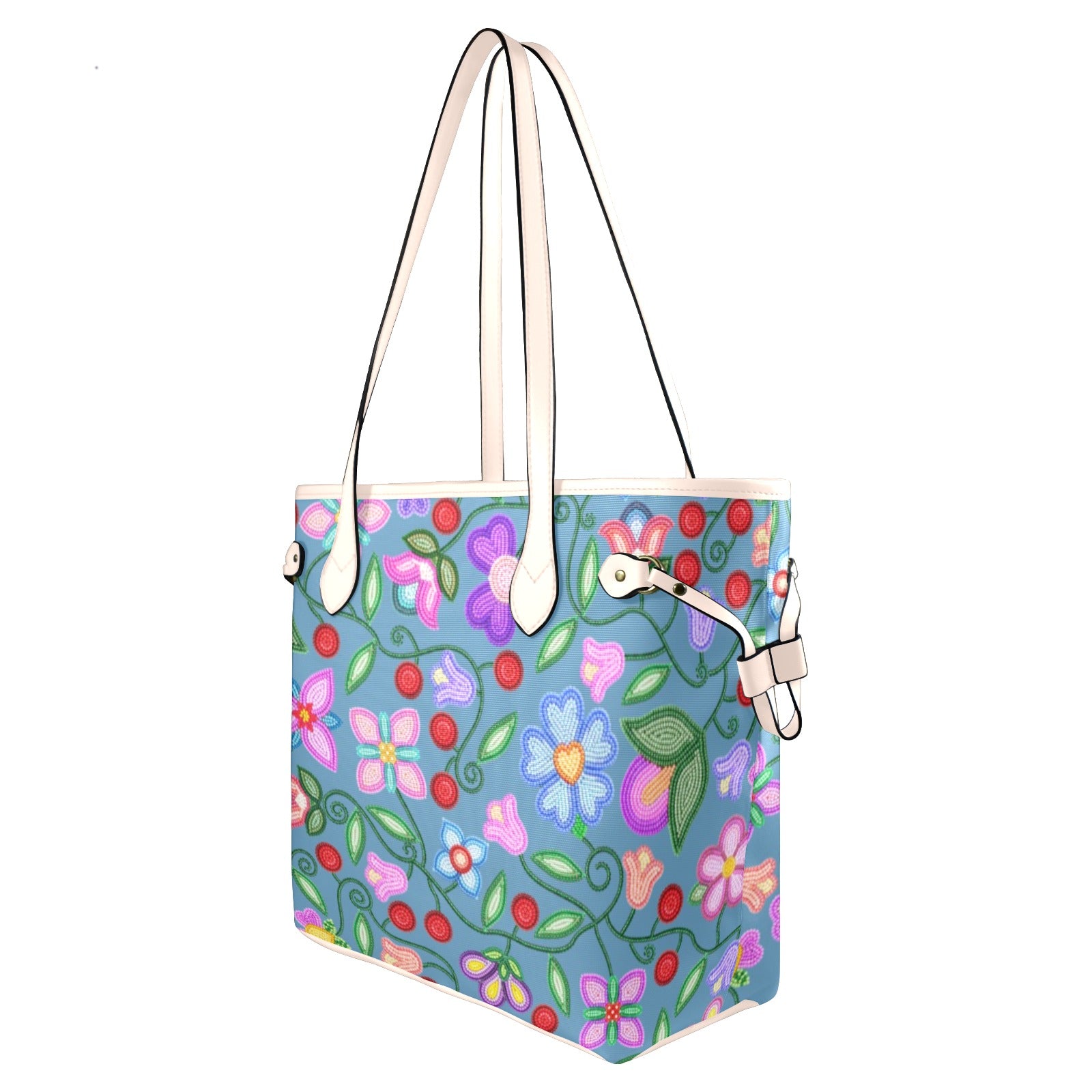 Petal Harmony River Clover Canvas Tote Bag