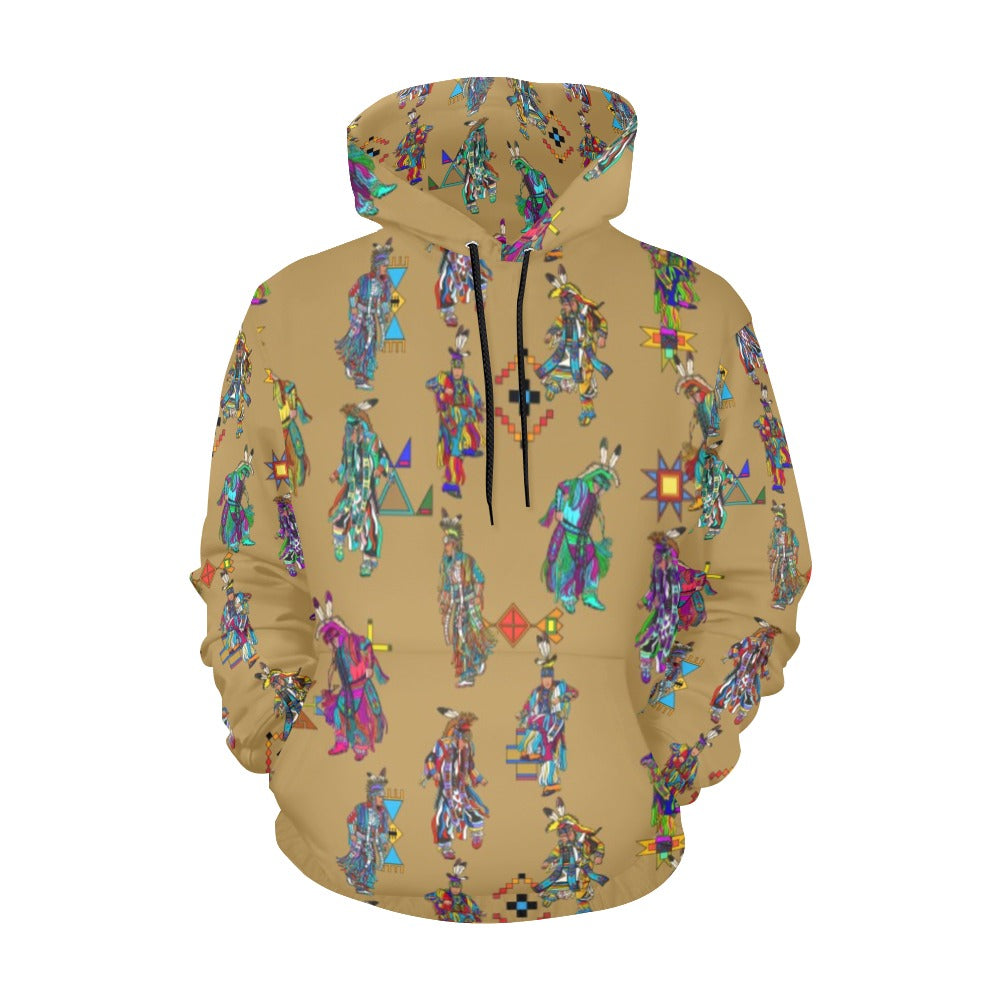 Men's Grass Dancers Earth Hoodie for Men (USA Size)