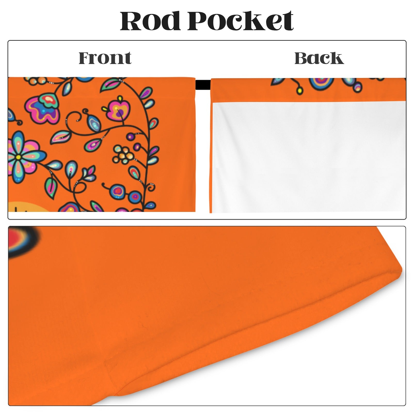 Rooted in Culture Window Curtain 52"x63" (2-Piece)