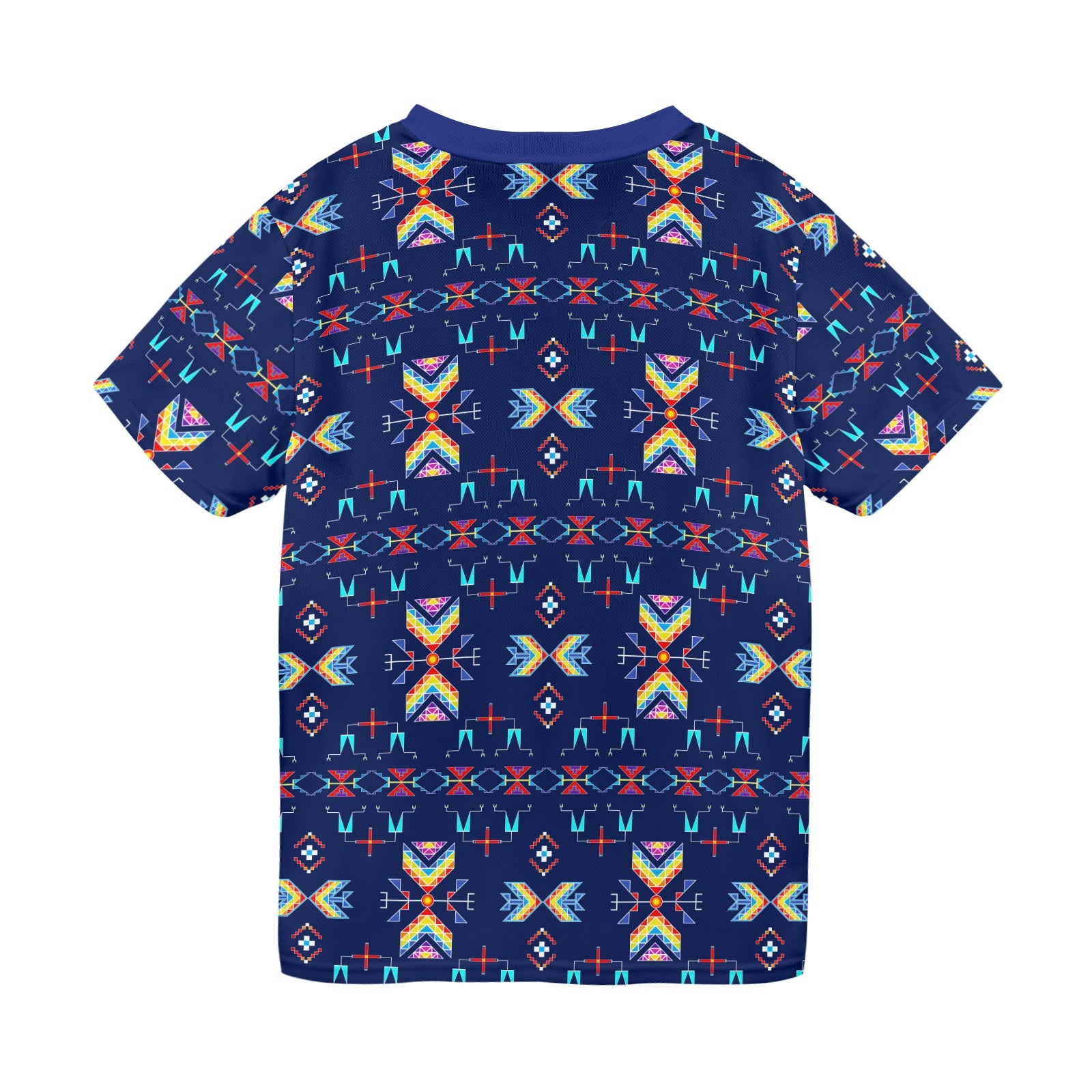 Rainy Chief Rainbow Night Lake T-shirt for Men