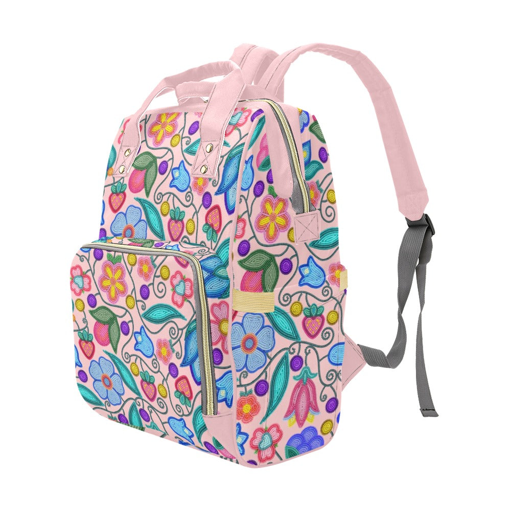 Sweet Offering Pink Multi-Function Diaper Backpack/Diaper Bag