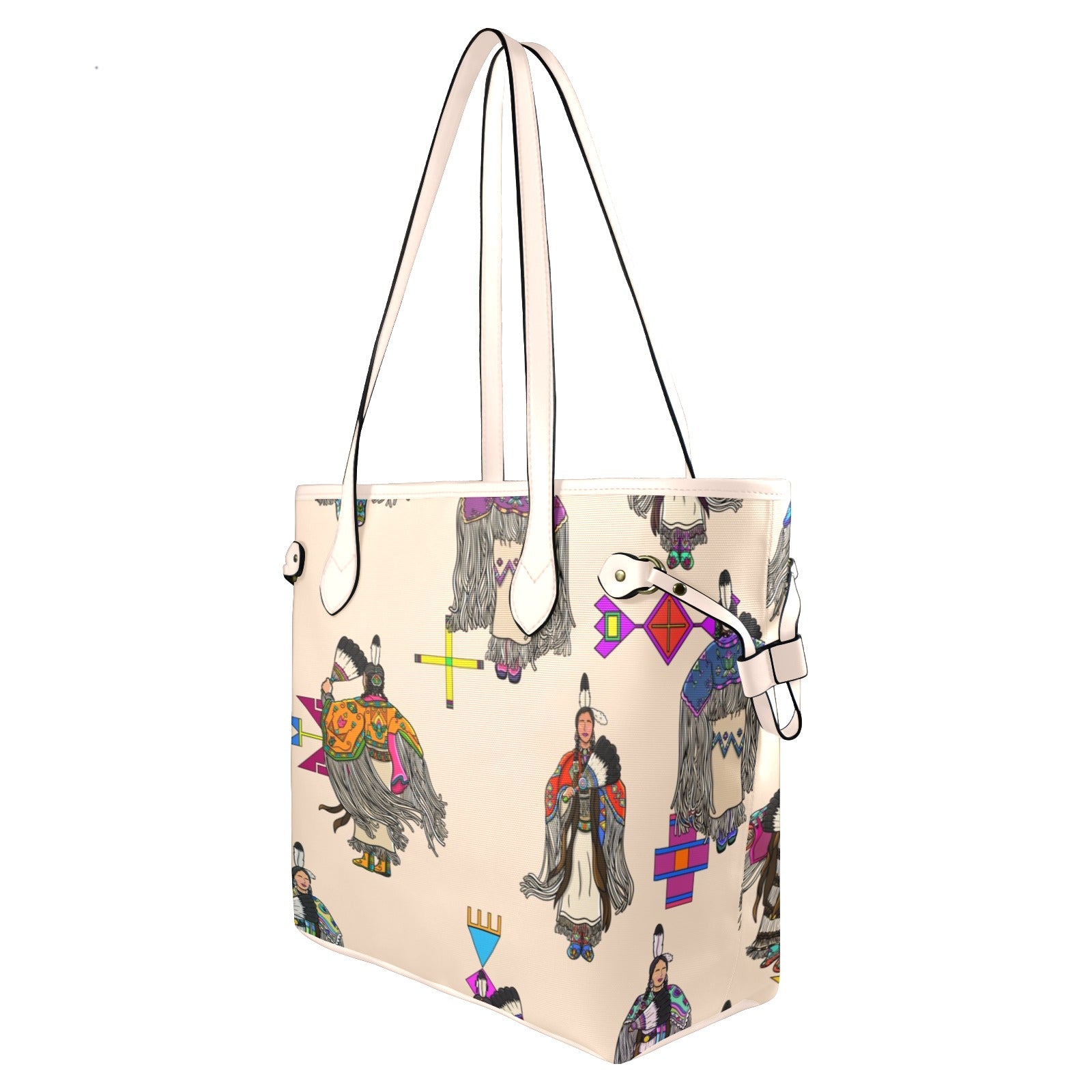 Women's Tradish Dancers Muslin Clover Canvas Tote Bag