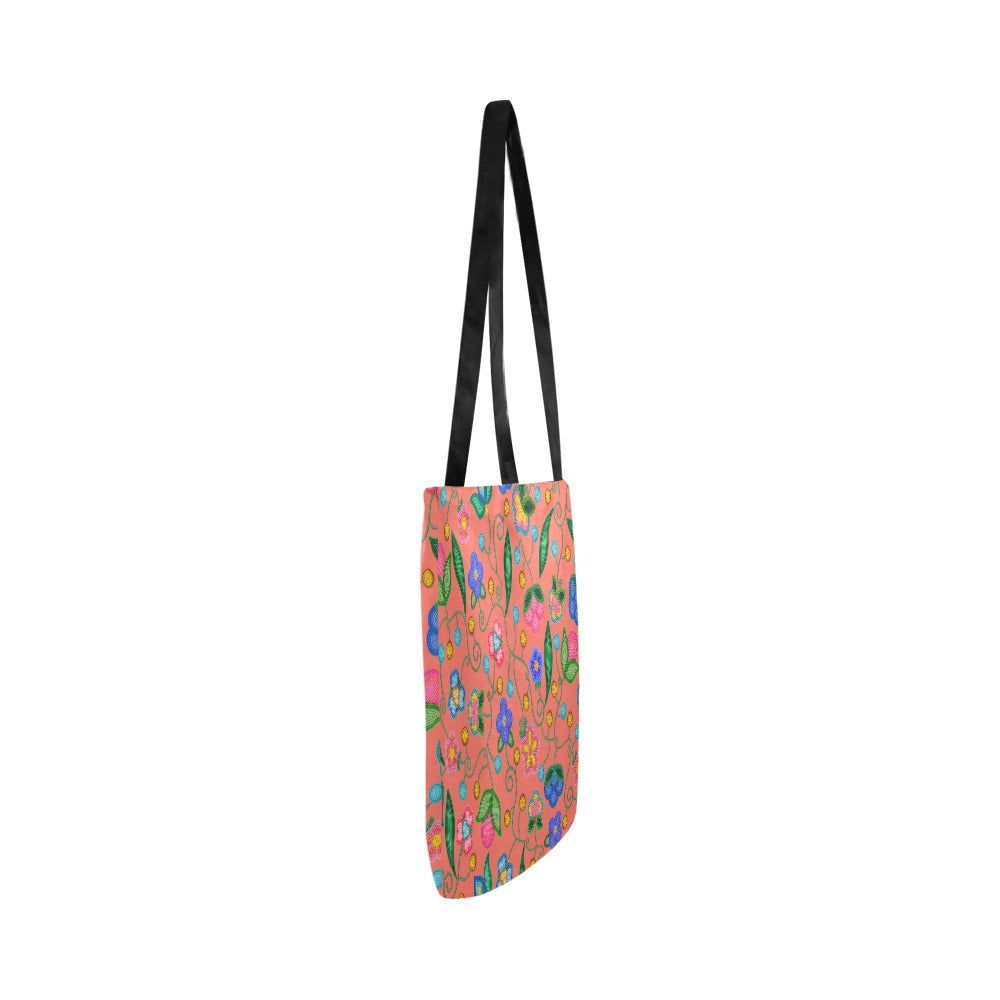 Skyberry Serenade Peach Reusable Shopping Bag (Two sides)