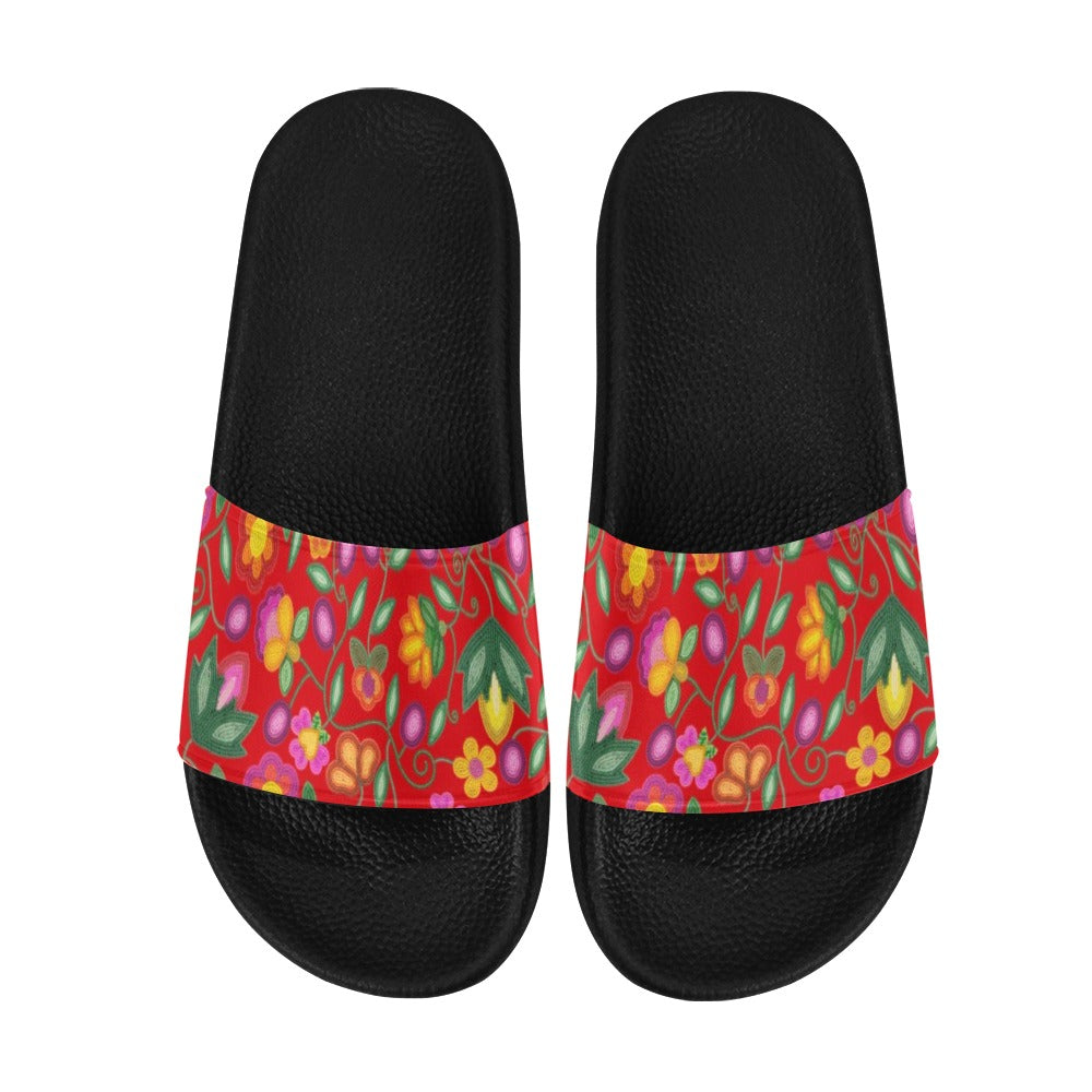 Boreal Bounty Red Women's Slide Sandals
