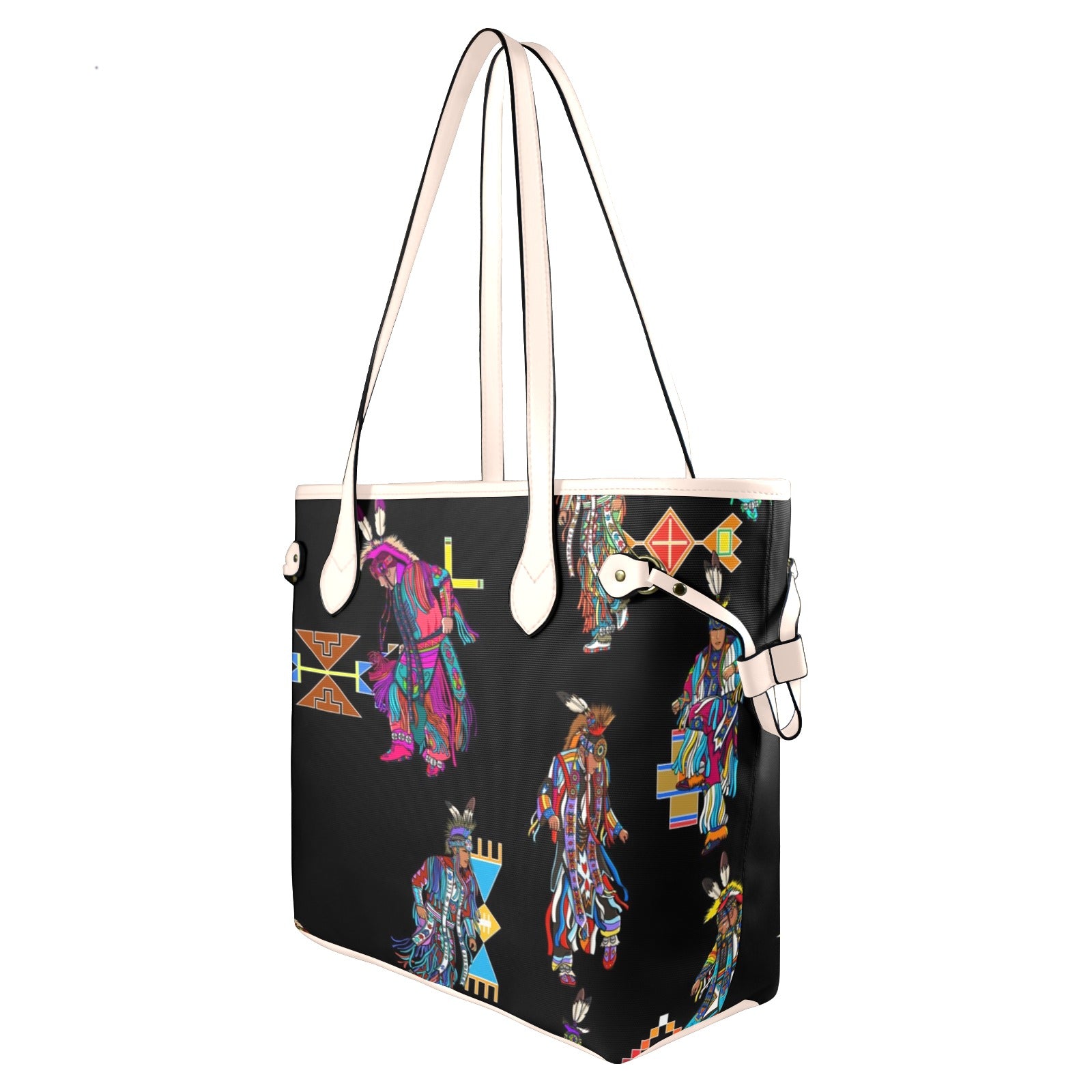 Men's Grass Dancers Black Clover Canvas Tote Bag