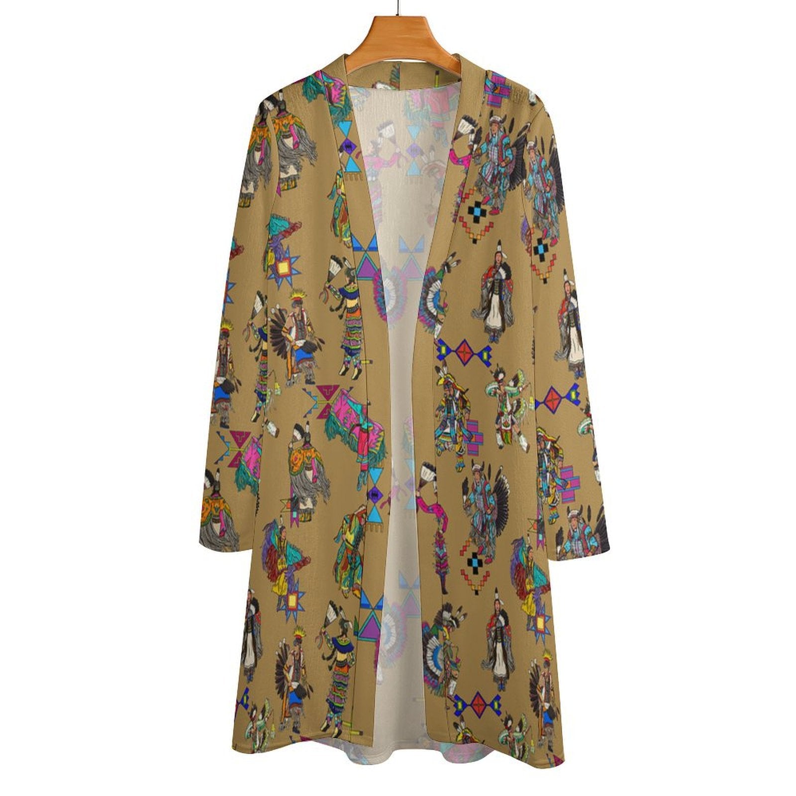 Grand Entry Dancers Earth Cardigan