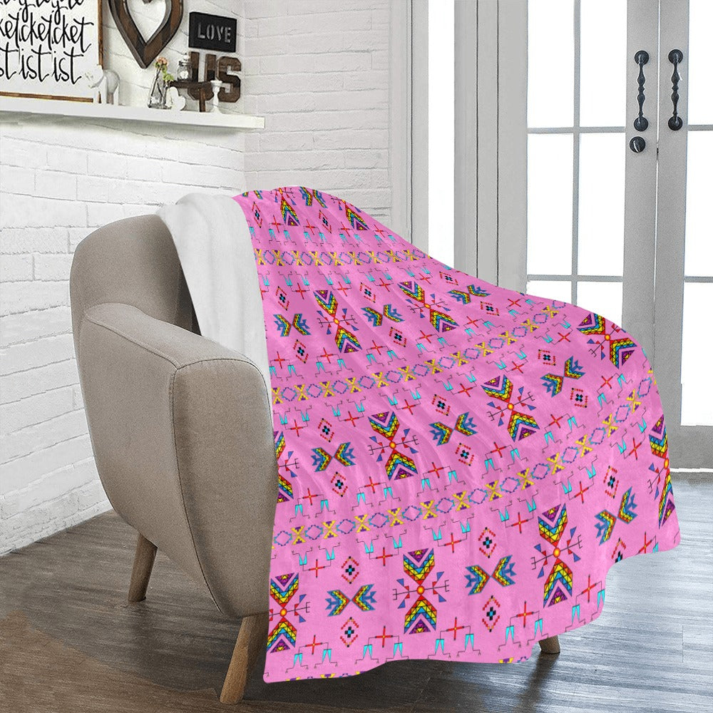 Rainbow Chief Rainbow Blush Ultra-Soft Micro Fleece Blanket 50"x60"
