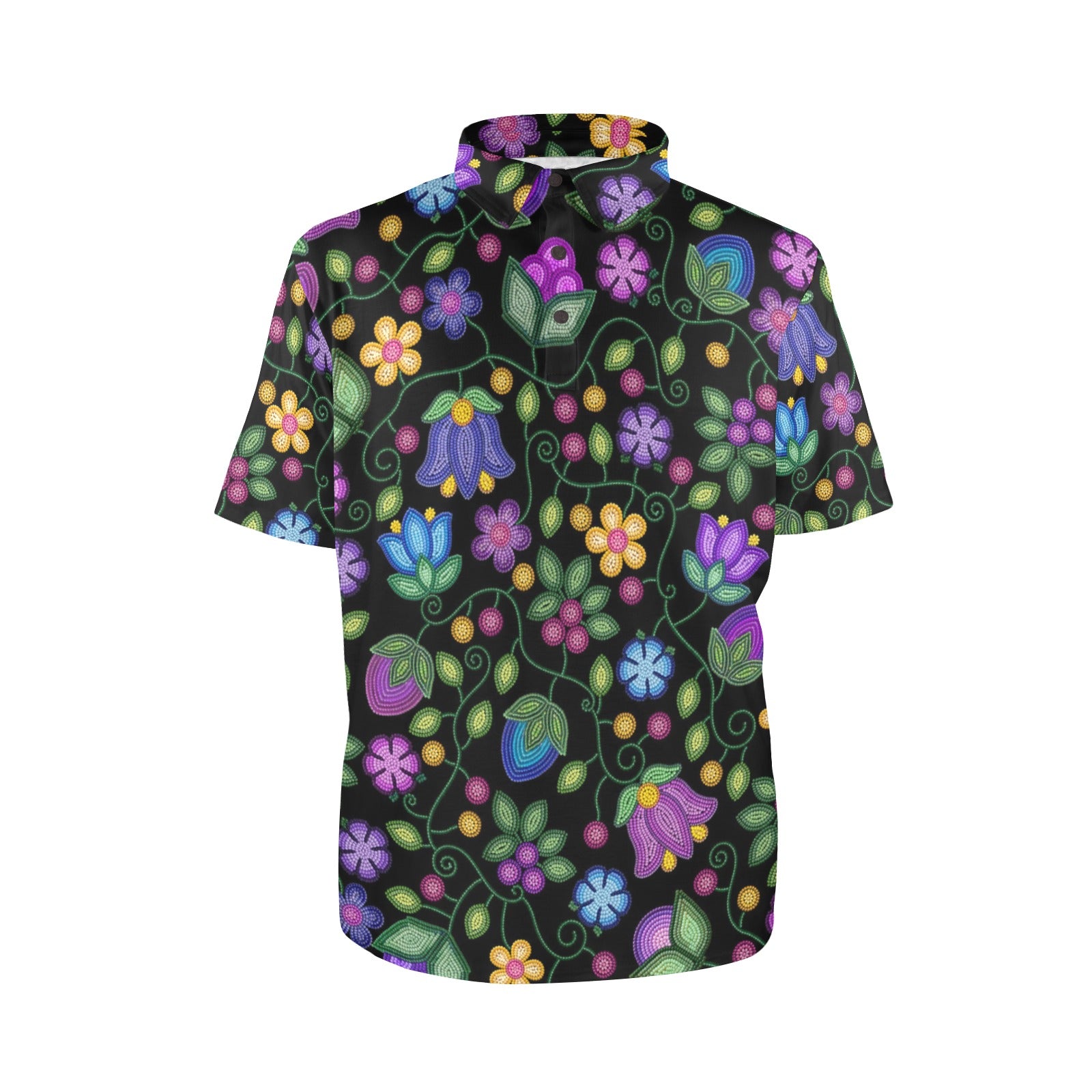 Bloom Uplift Black Polo Shirt