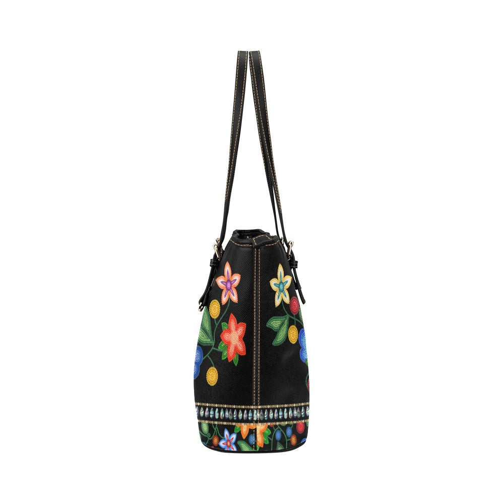 Morning Harmony Leather Tote Bag/Large