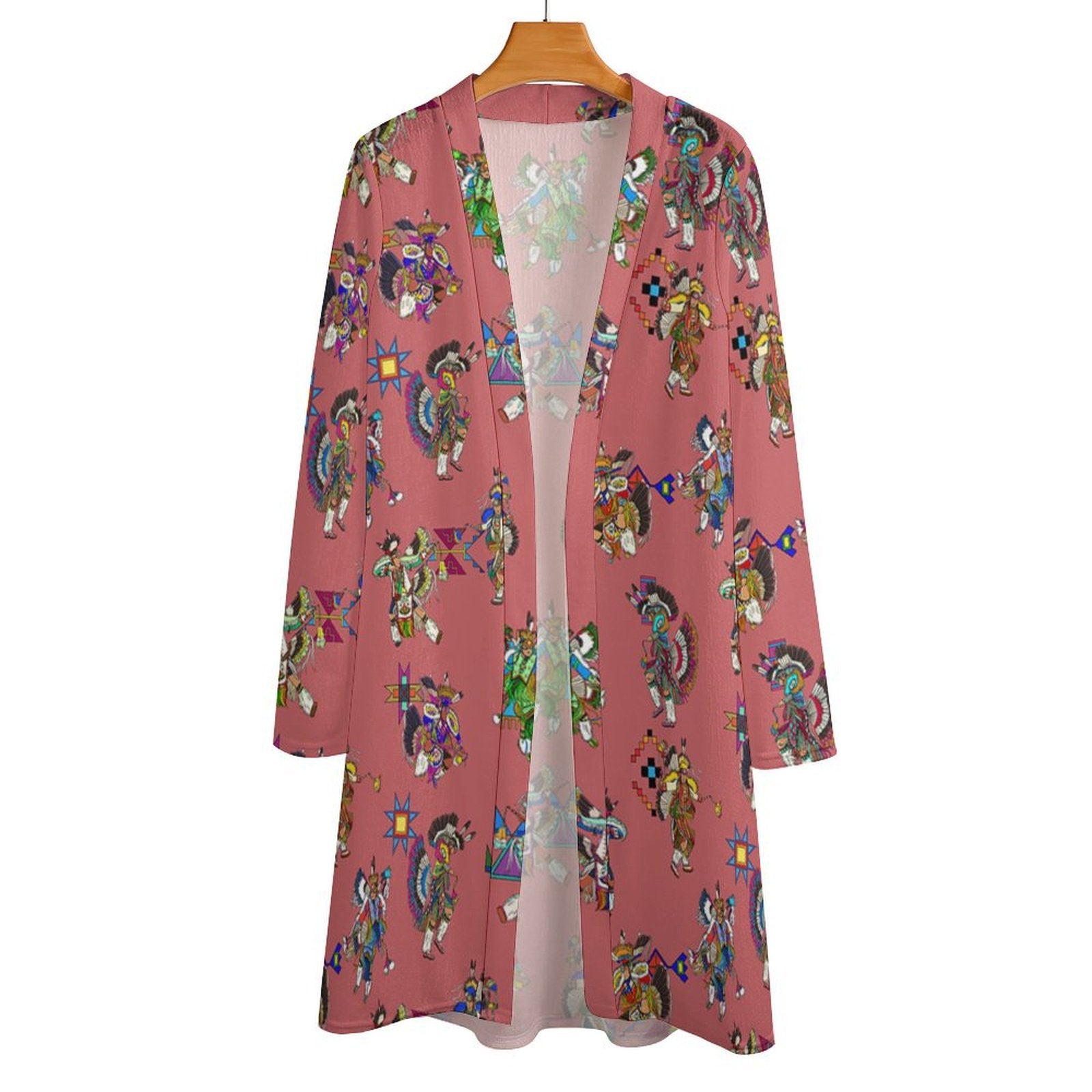 Men's Fancy Dancers Terra Cotta Cardigan