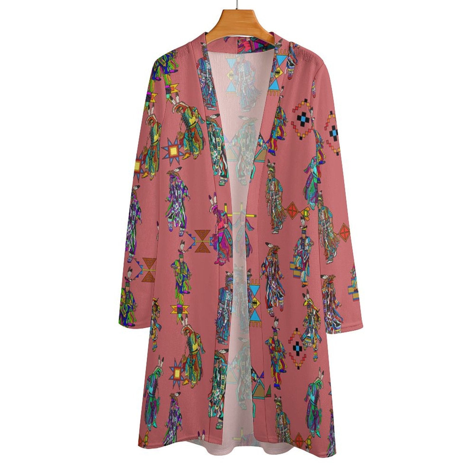 Men's Grass Dancers Terra Cotta Cardigan