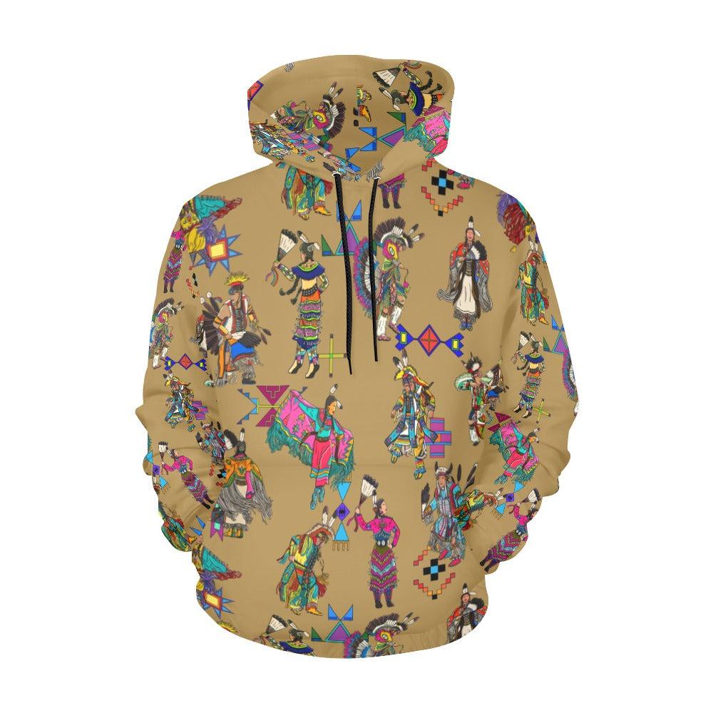 Grand Entry Dancers Earth Hoodie for Women (USA Size)