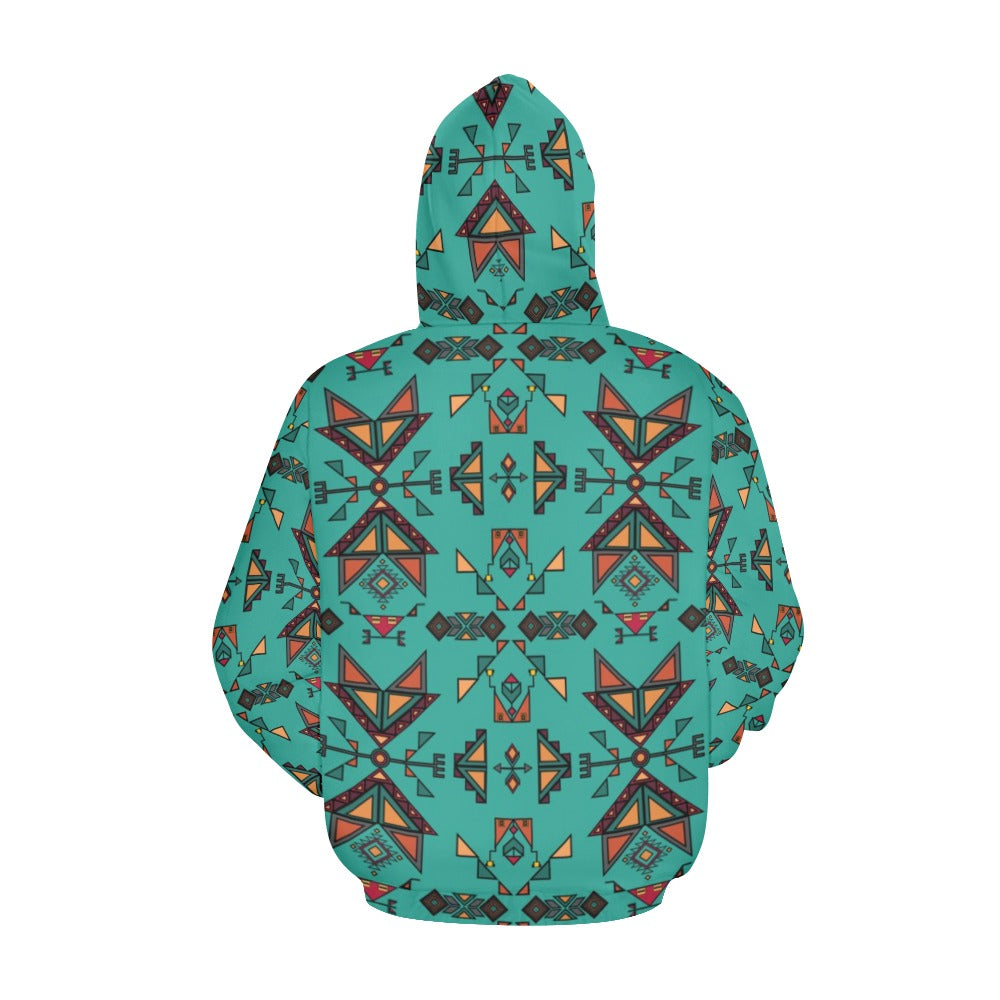 Arrow Dawn Turquoise Hoodie for Women (USA Size)