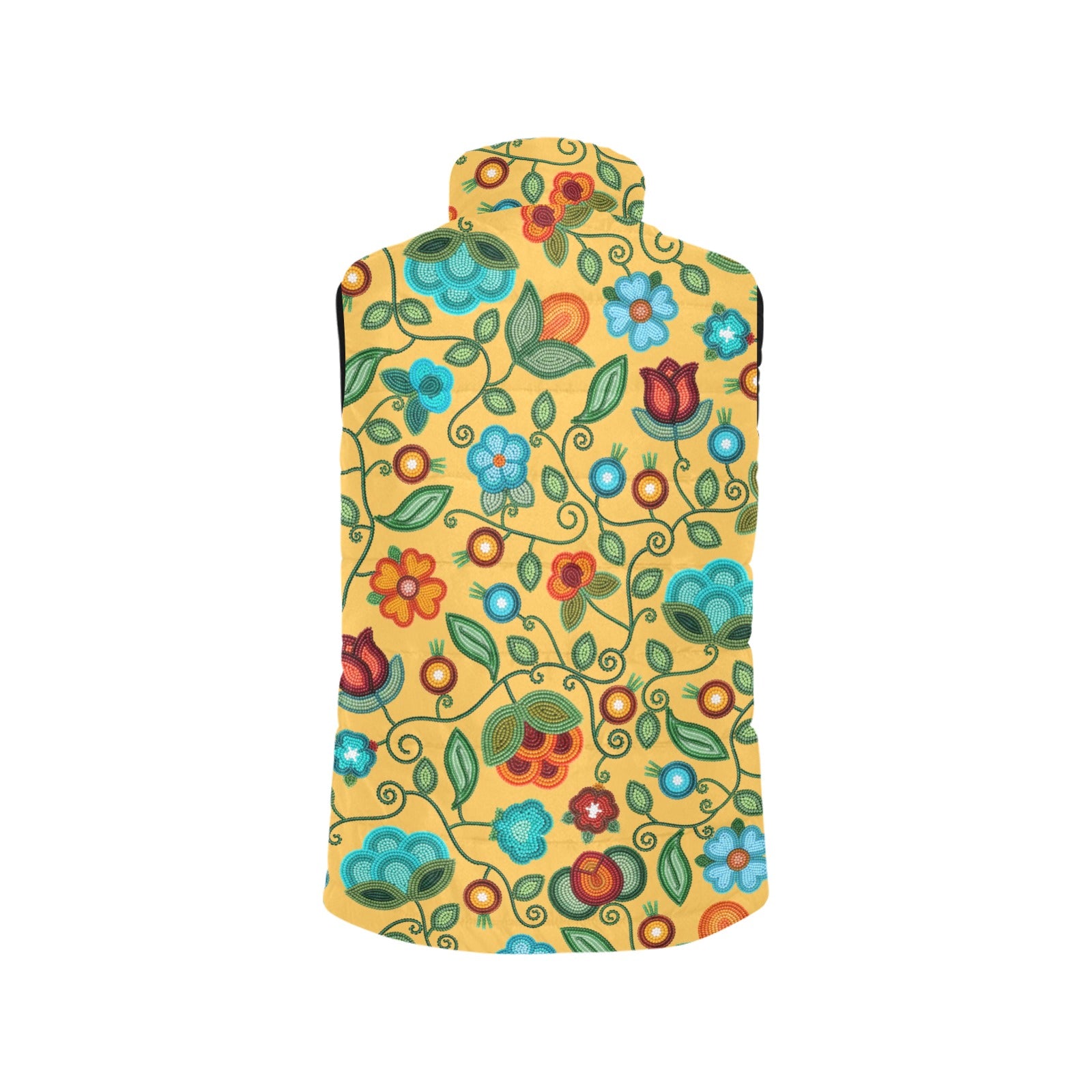 Prairie Fire Petals Honey Women's Padded Vest Jacket