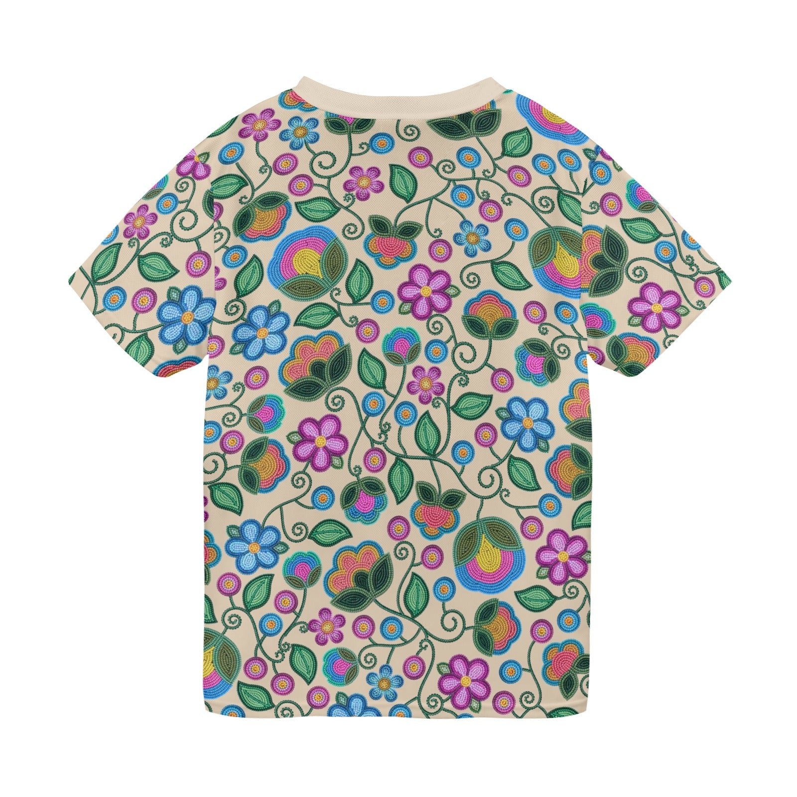Turquoise Sunbeam Cream T-shirt for Men