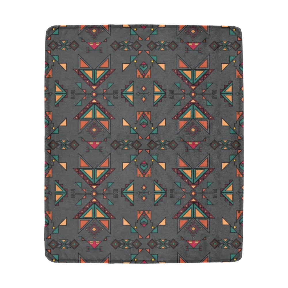 Arrow dawn Gray Ultra-Soft Micro Fleece Blanket 50"x60"