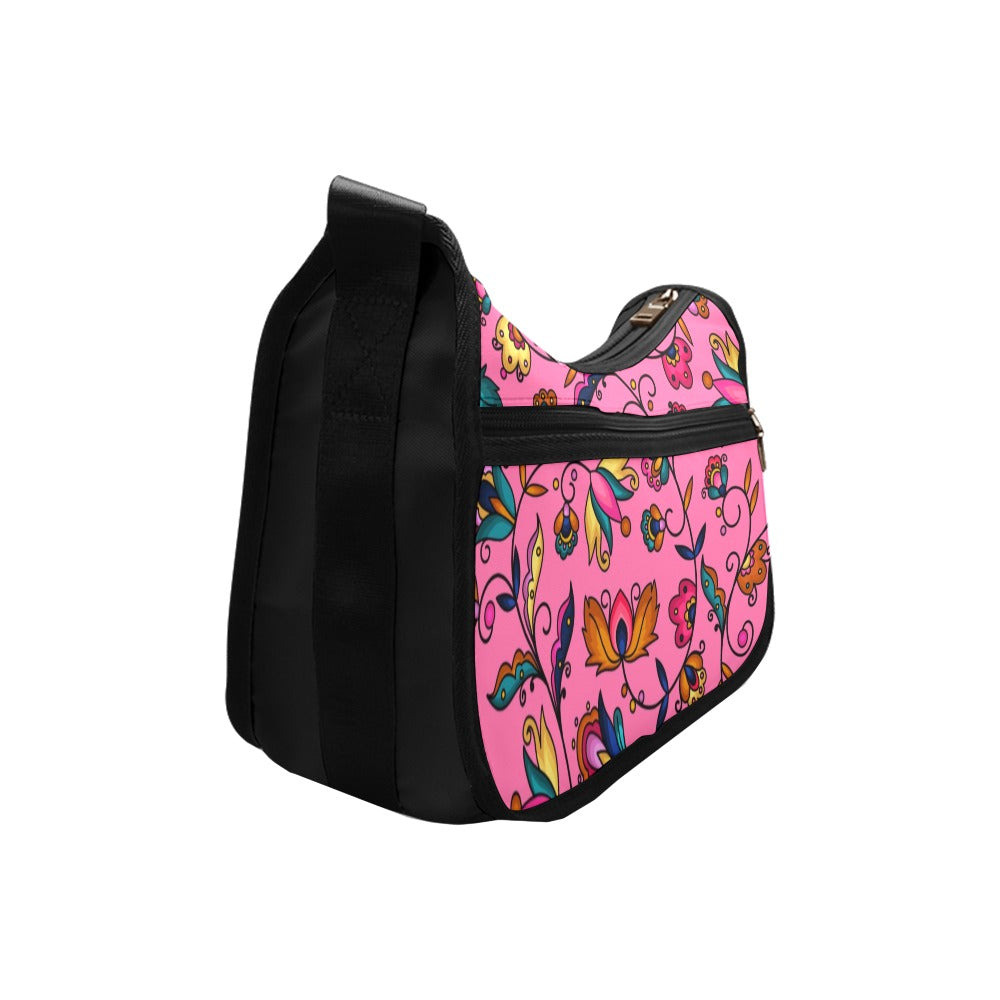 Copper Prairie Petals Pink Crossbody Bag
