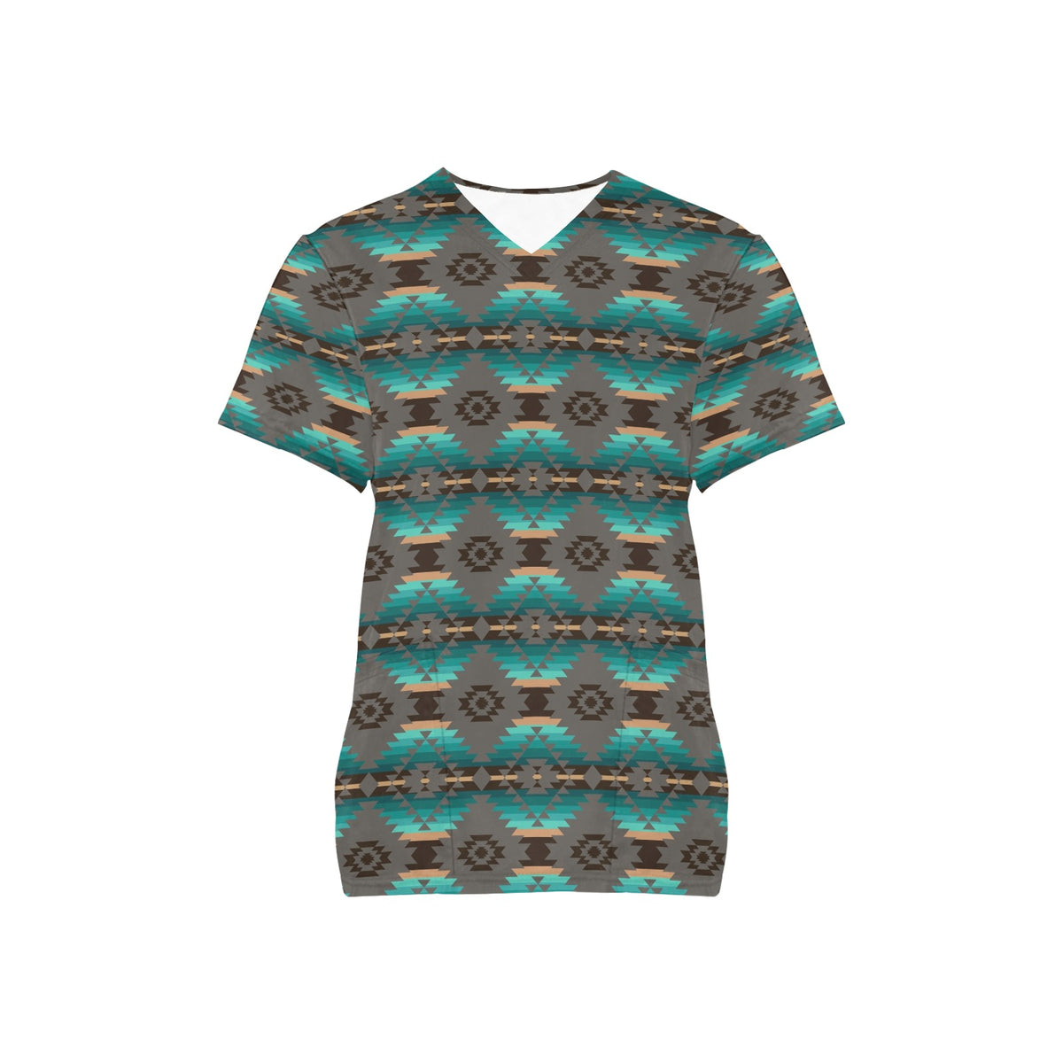 Cree Confederacy Scrub Top