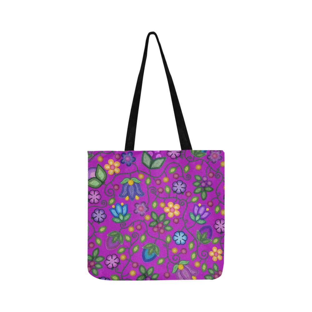 Bloom Uplift Purple Reusable Shopping Bag (Two sides)