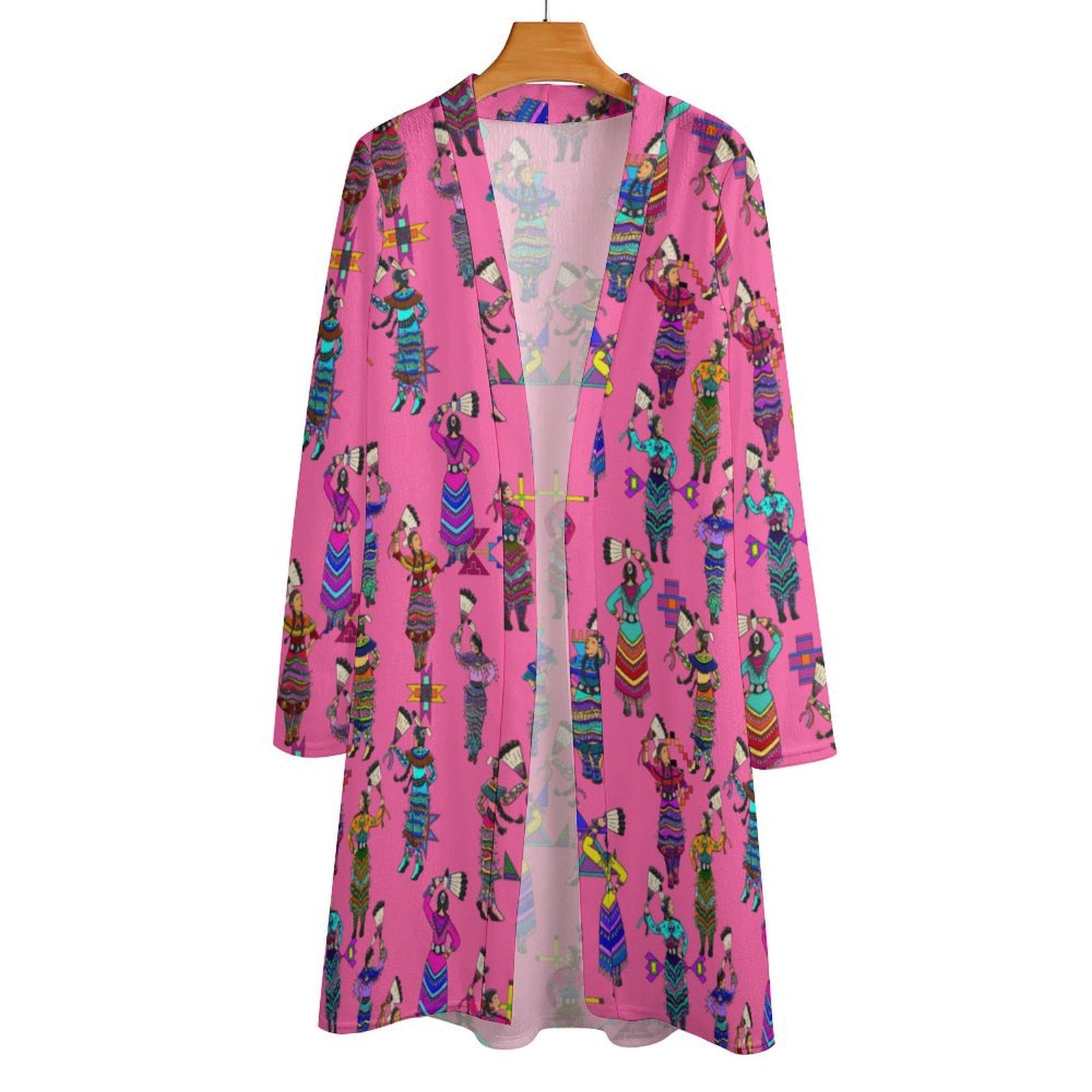 Women's Jingle Dancers Pink Cardigan