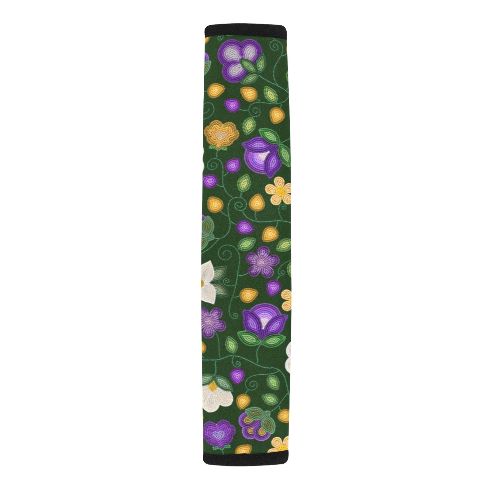 Midnight Moss Bloom Forest Car Seat Belt Cover 7''x12.6'' (Pack of 2)