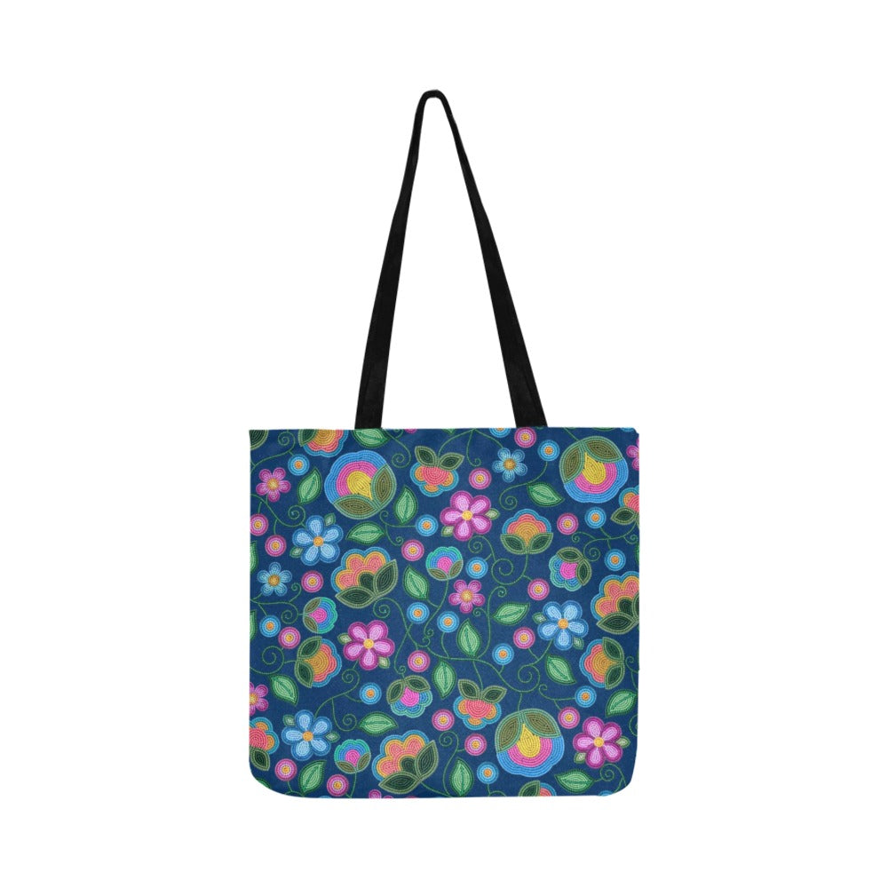 Turquoise Sunbeam Blue Reusable Shopping Bag (Two sides)