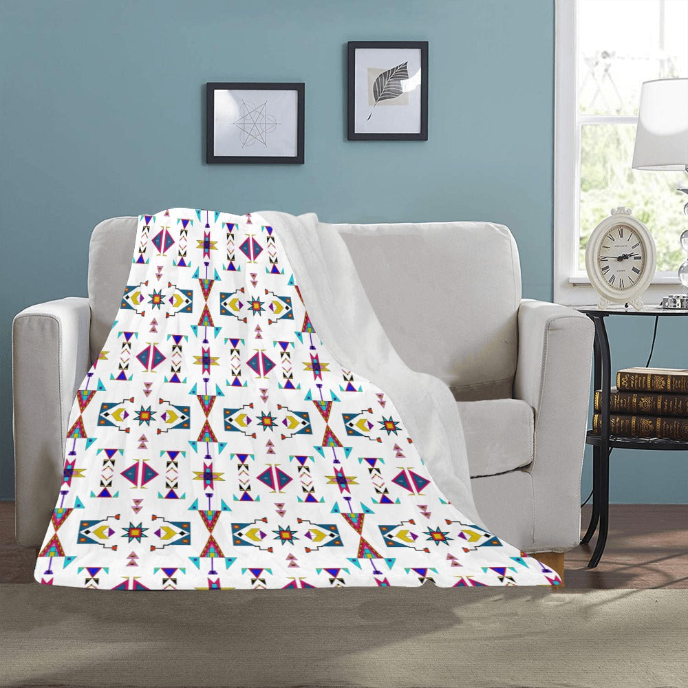 Enemy Territory White Ultra-Soft Micro Fleece Blanket 40"x50"