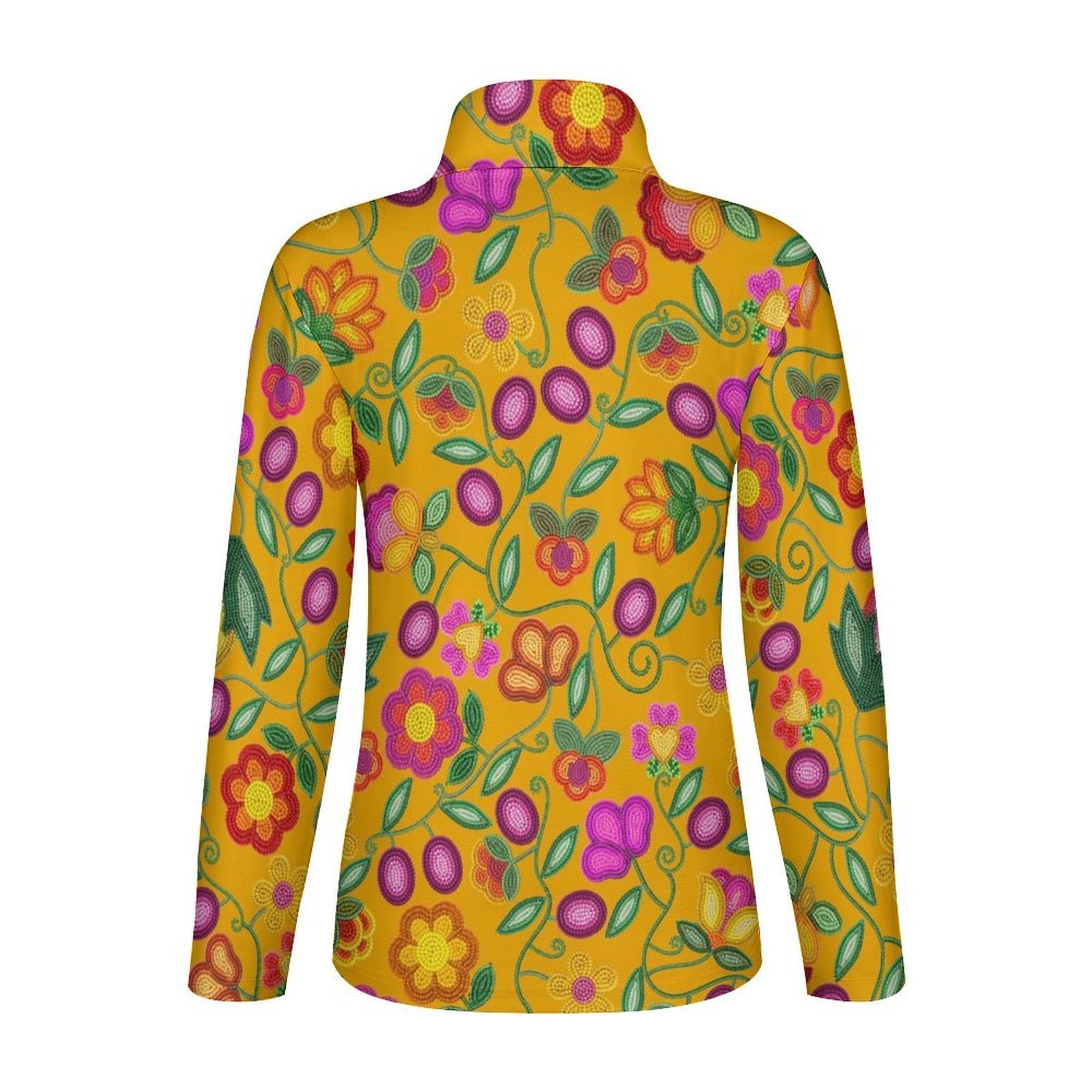 Boreal Bounty Yellow Long Sleeve Yoga Shirt