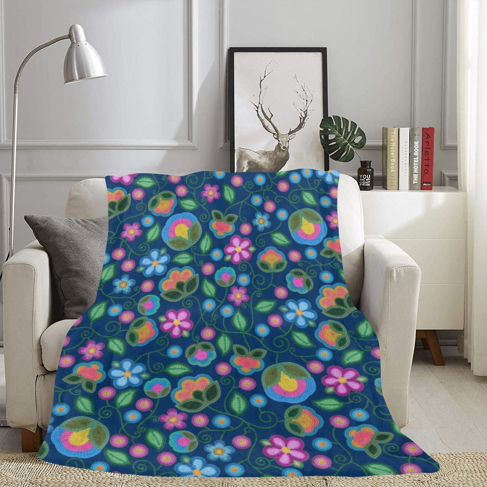 Turquoise Sunbeam Blue Ultra-Soft Micro Fleece Blanket 60"x80"