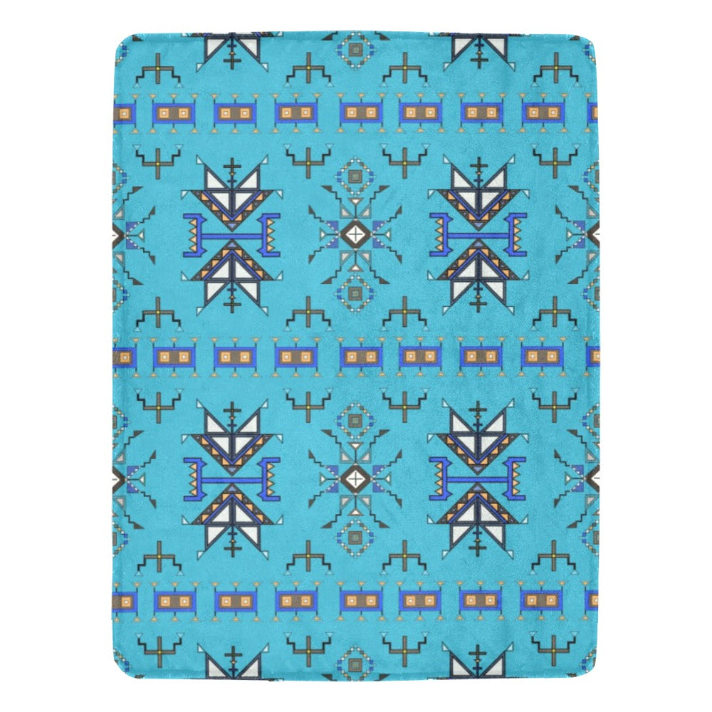 Eagle Strike Blue Ultra-Soft Micro Fleece Blanket 60"x80"