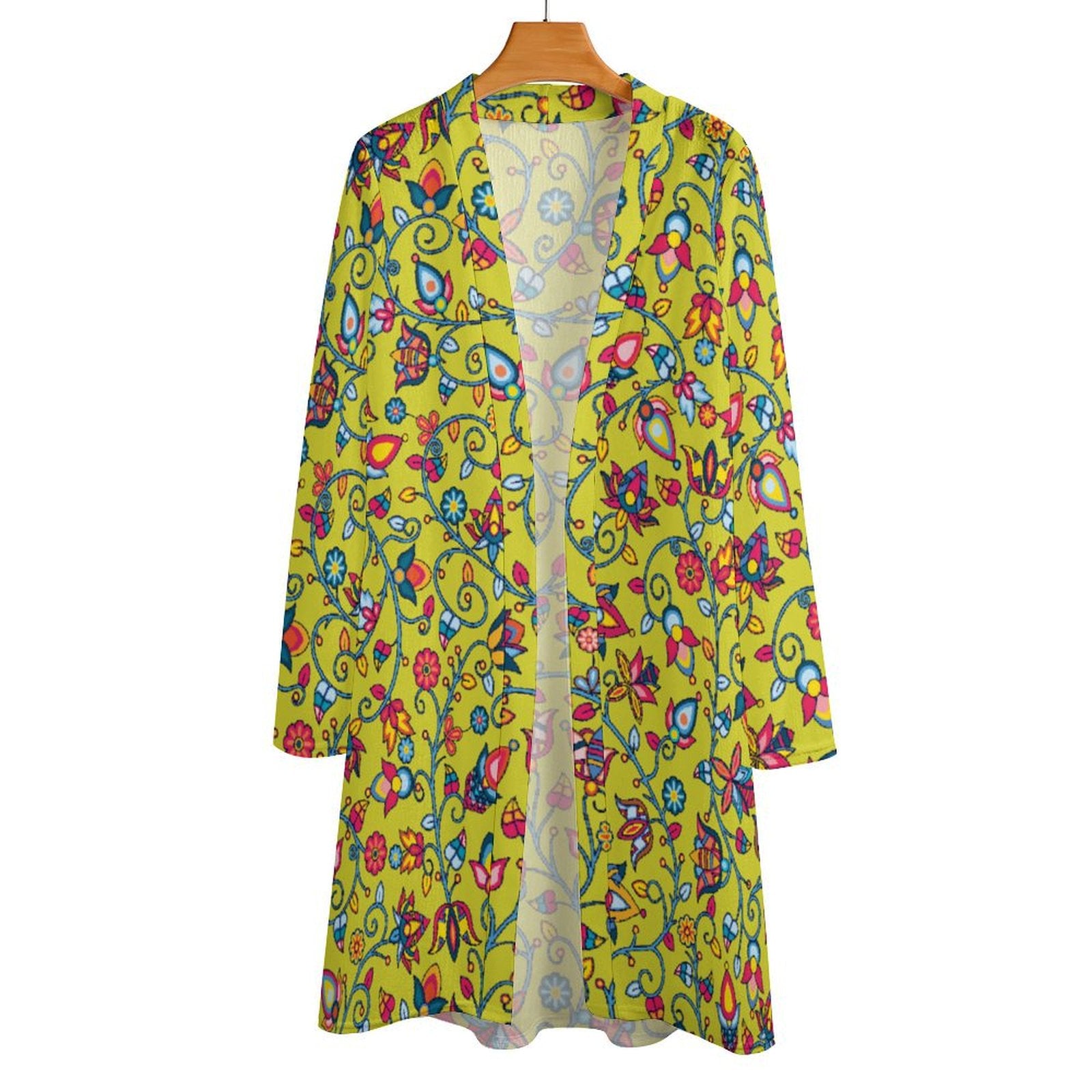Thorny Path Yellow Cardigan