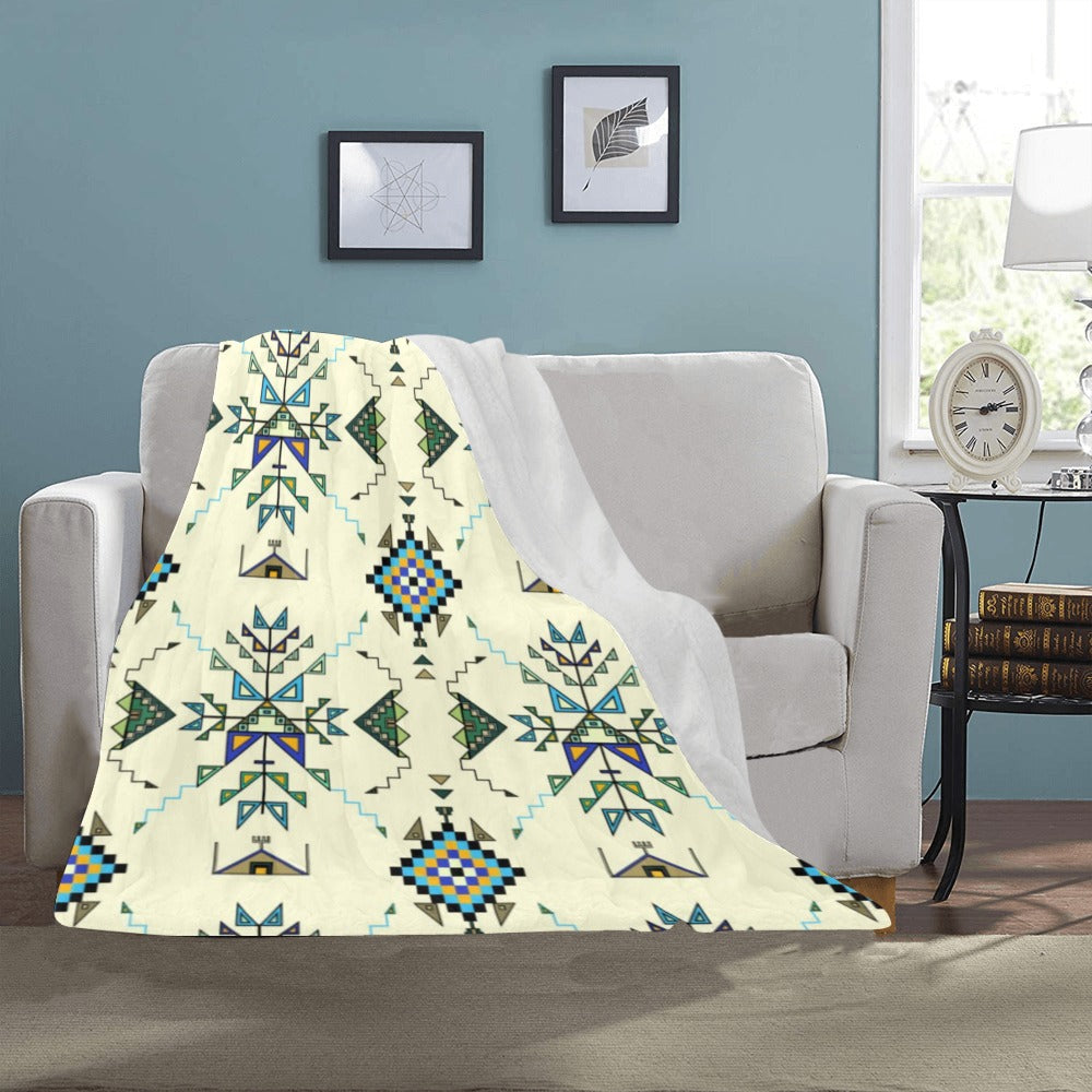 Bear Shield Cream Ultra-Soft Micro Fleece Blanket 40"x50"