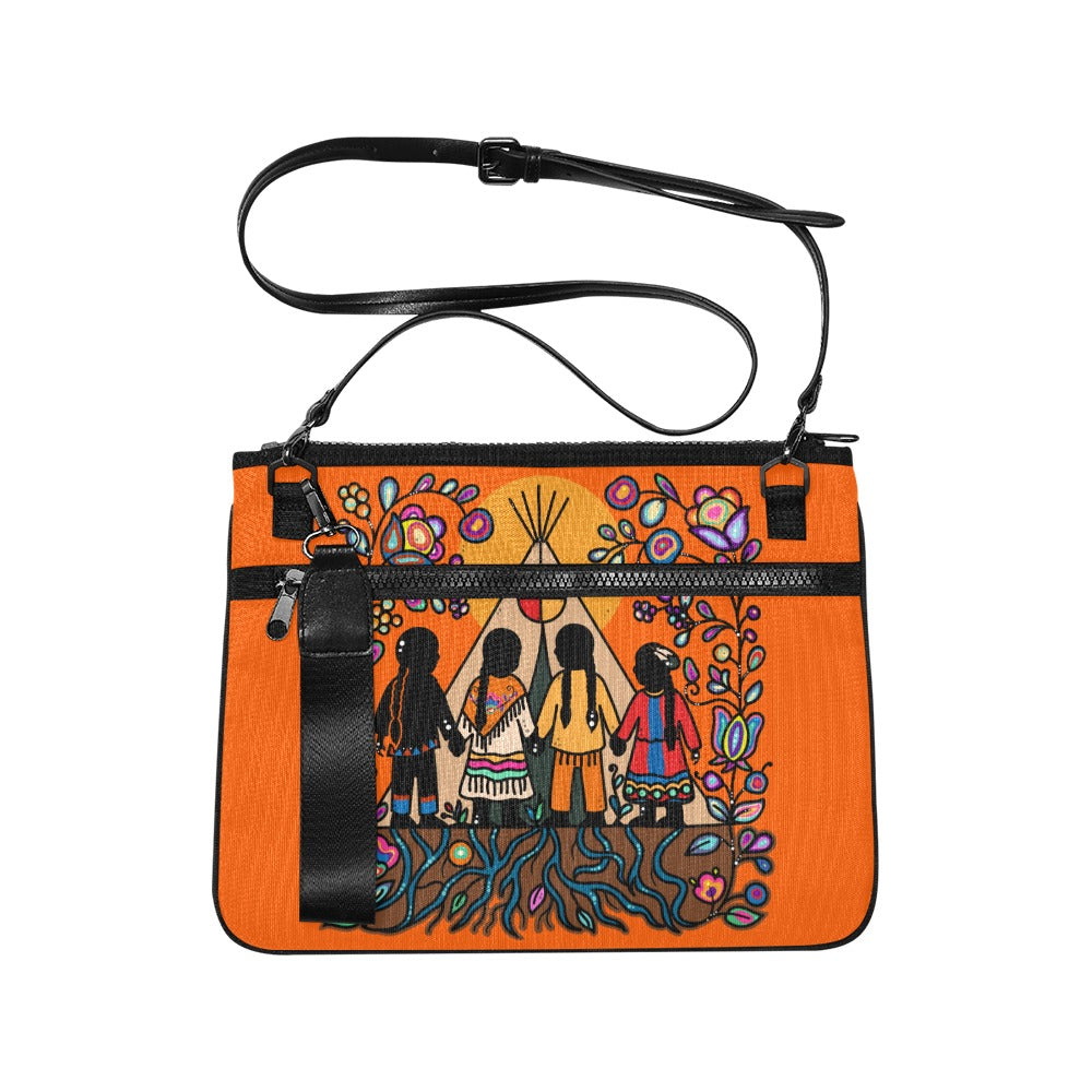 Rooted in Culture Slim Clutch Bag