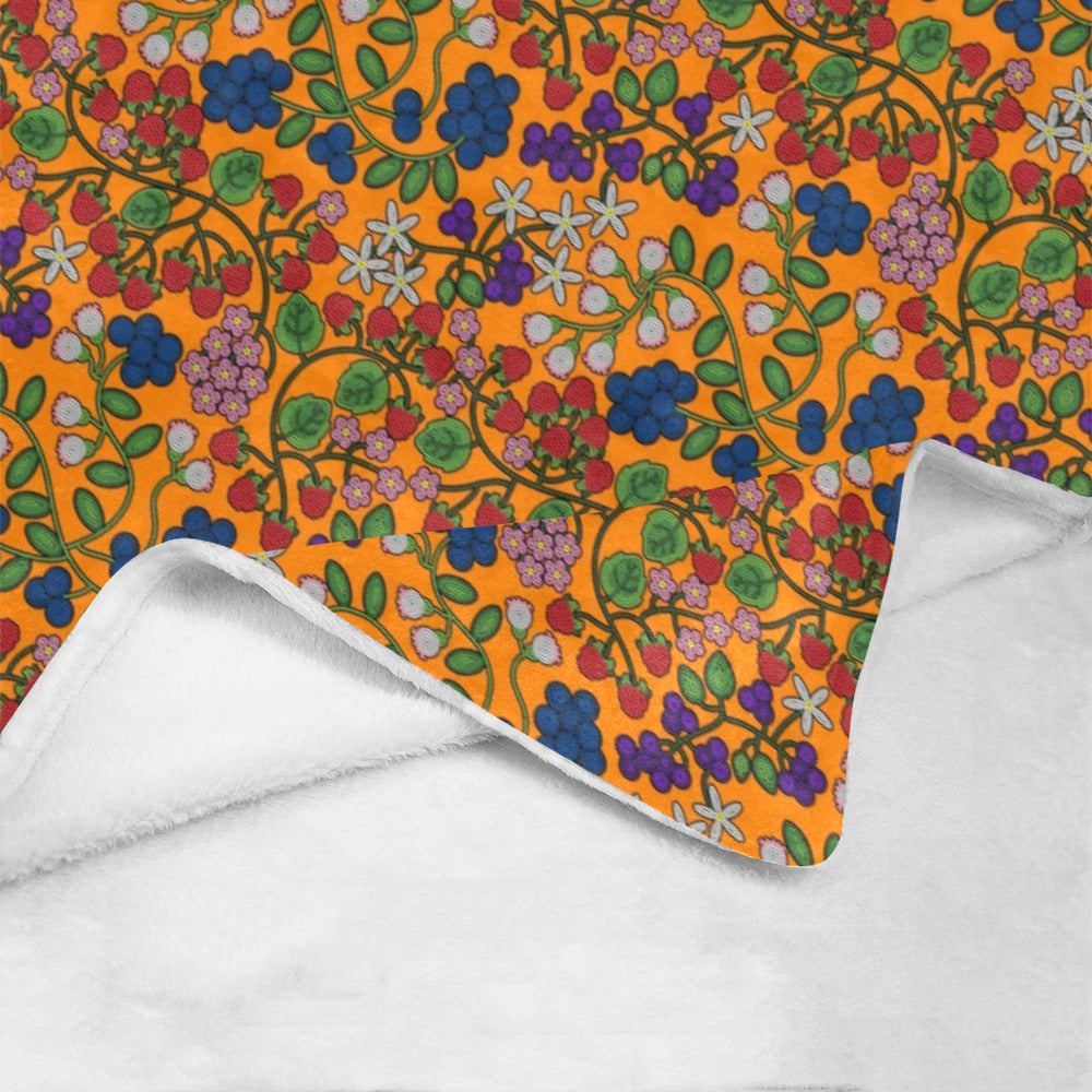 Takwakin Harvest Carrot Ultra-Soft Micro Fleece Blanket 40"x50"